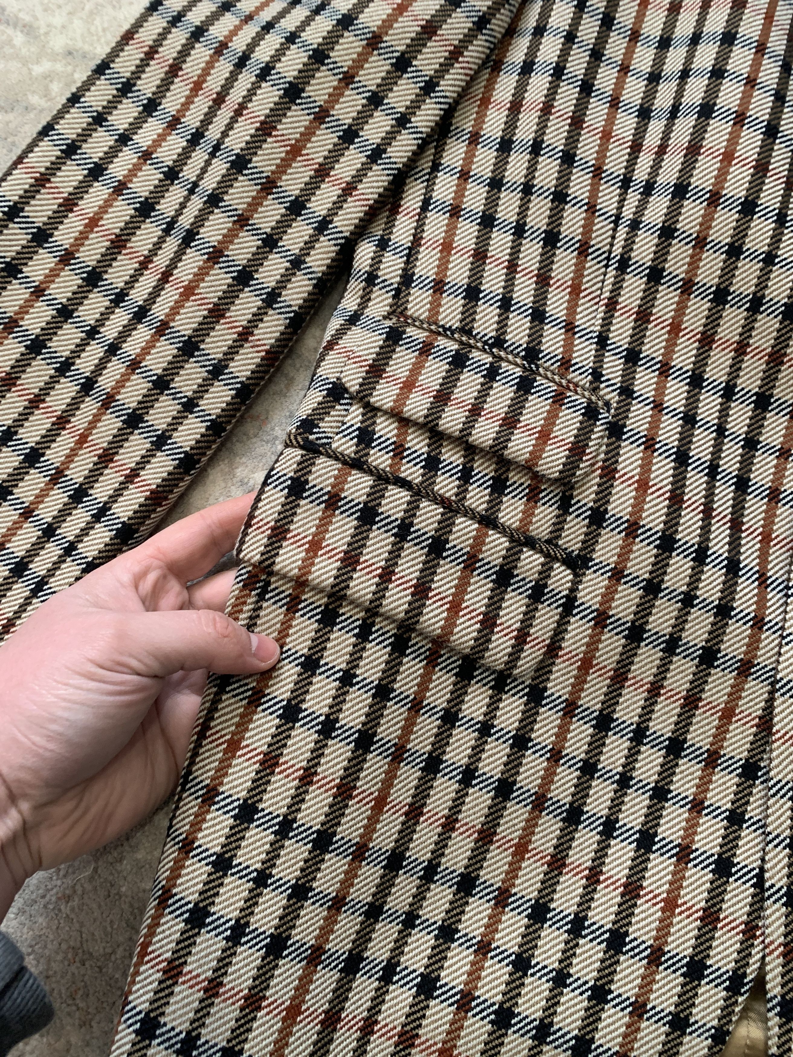 DAKS Daks London Vintage Wool Blazer Size 38R - 3 Thumbnail