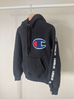 Interpretive leder plantageejer Bape X Champion Hoodie | Grailed