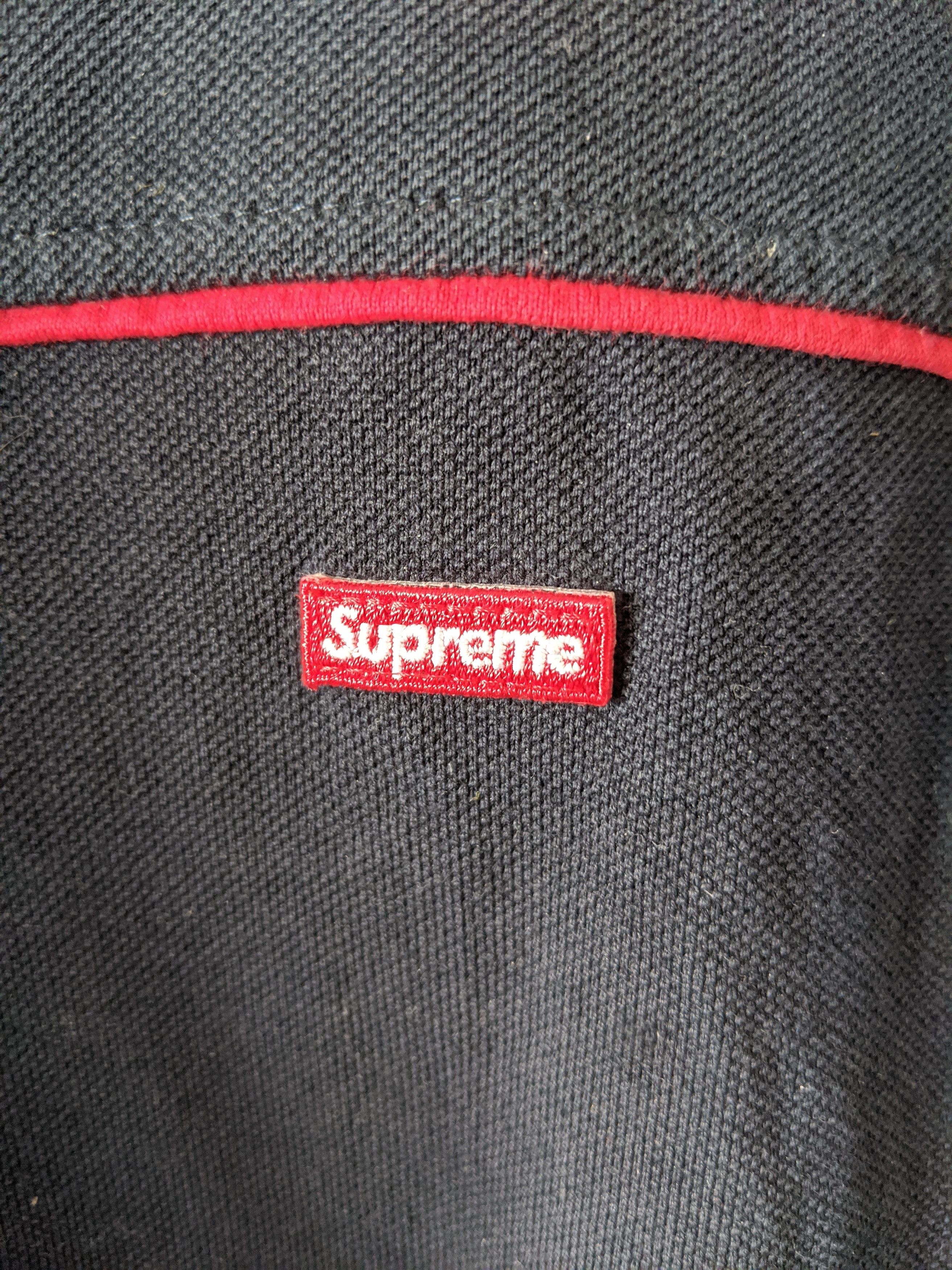 Supreme Multicolor Piping Pique Crewneck FW17 Size US XL / EU 56 / 4 - 2 Thumbnail