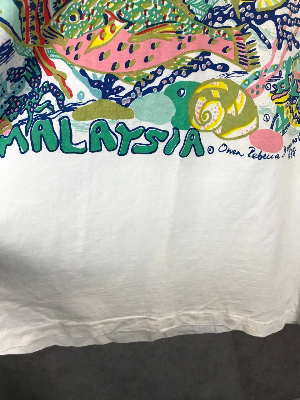 Vintage Owen Rebecca Design 1998 vintage art overprinted tee Size US XL / EU 56 / 4 - 12 Thumbnail