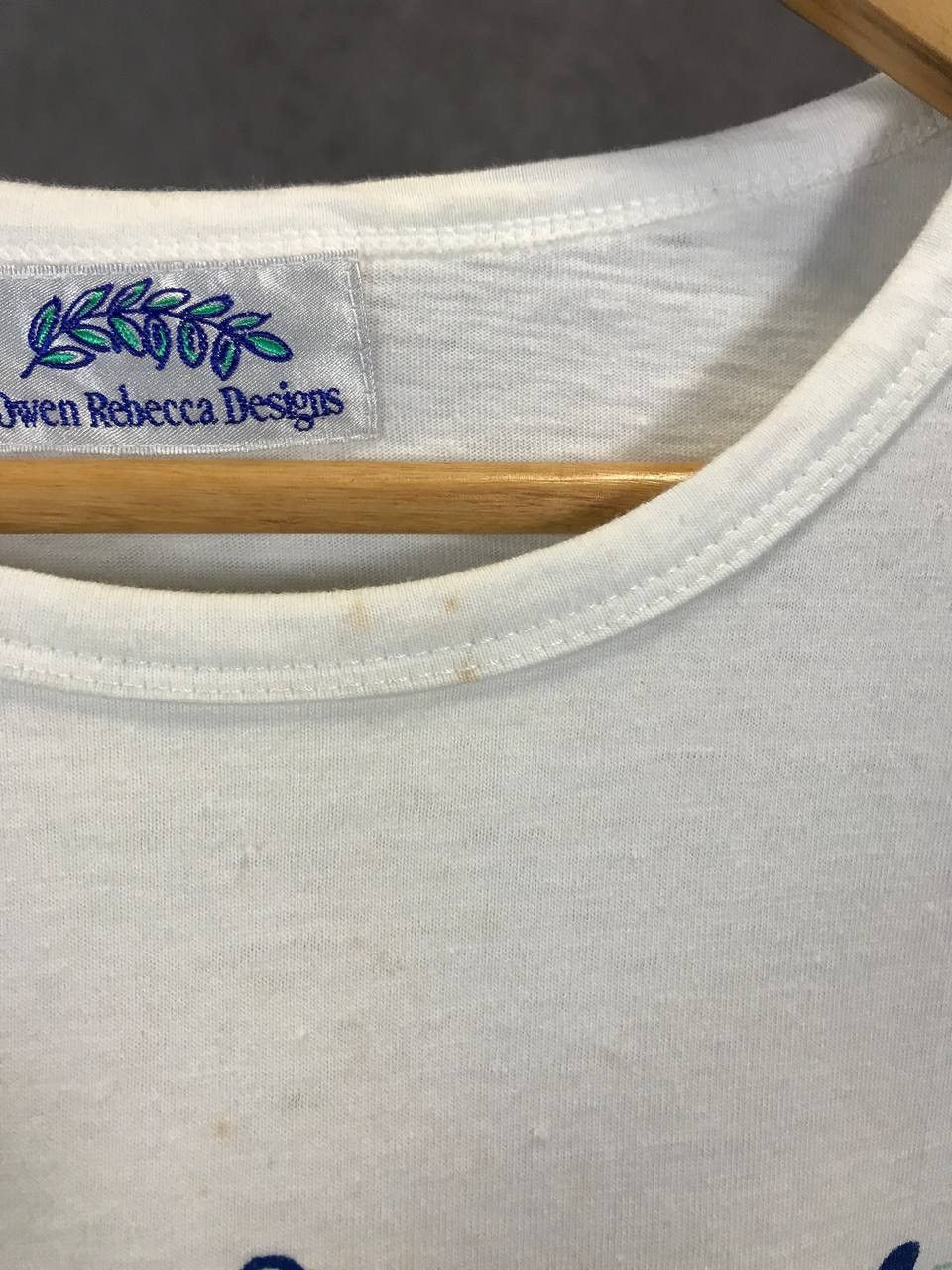 Vintage Owen Rebecca Design 1998 vintage art overprinted tee Size US XL / EU 56 / 4 - 9 Thumbnail