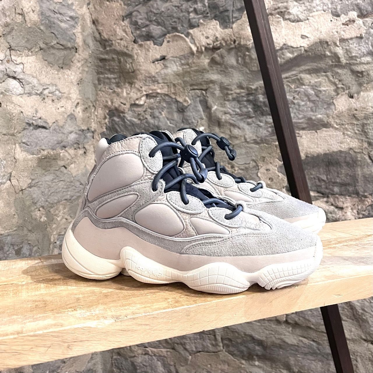 Yeezy Adidas 500 High Mist Stone Sneakers