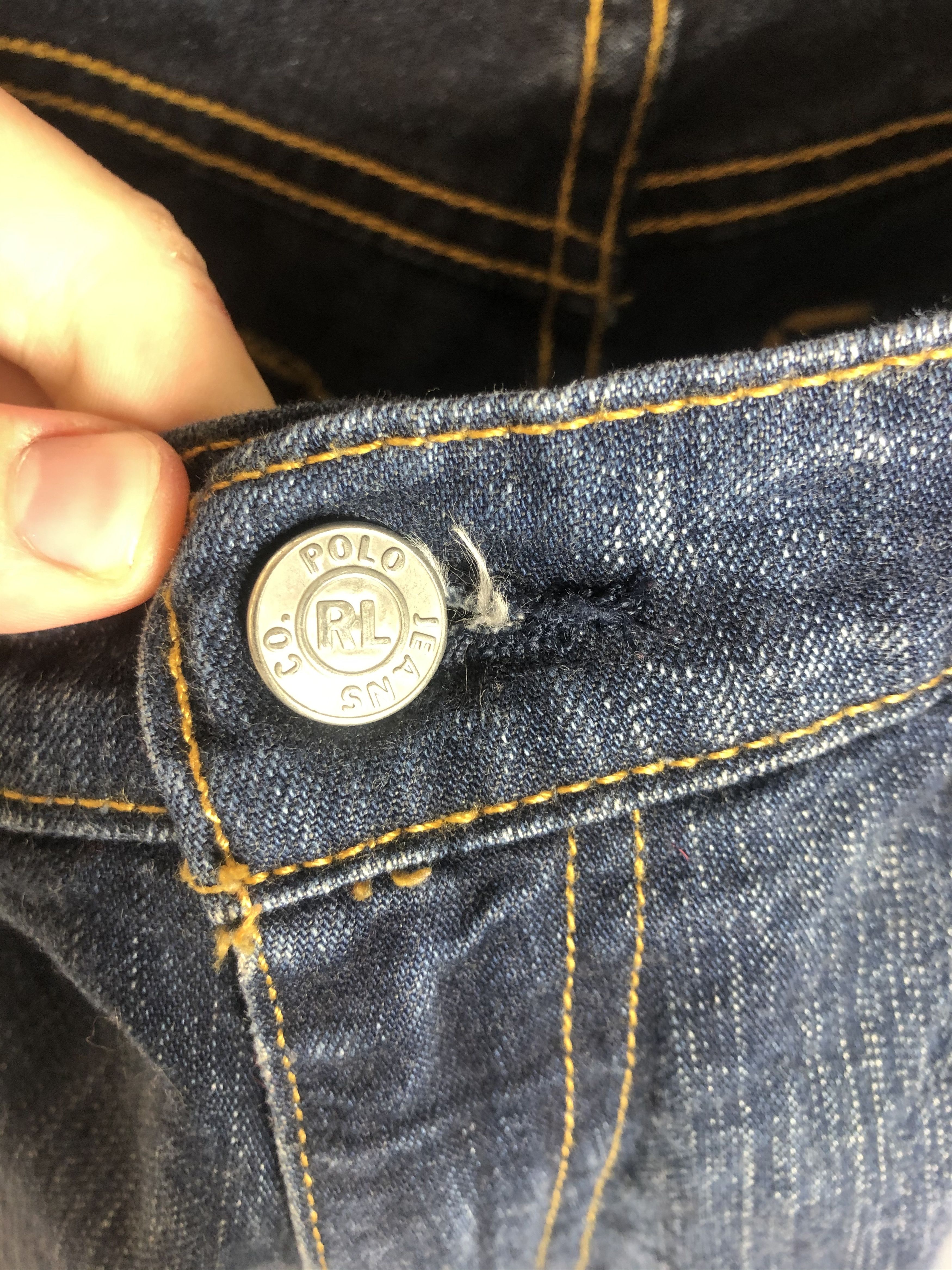 Ralph Lauren Vintage Ralph Lauren Jeans Company Denim Pants Working style Size US 32 / EU 48 - 9 Thumbnail
