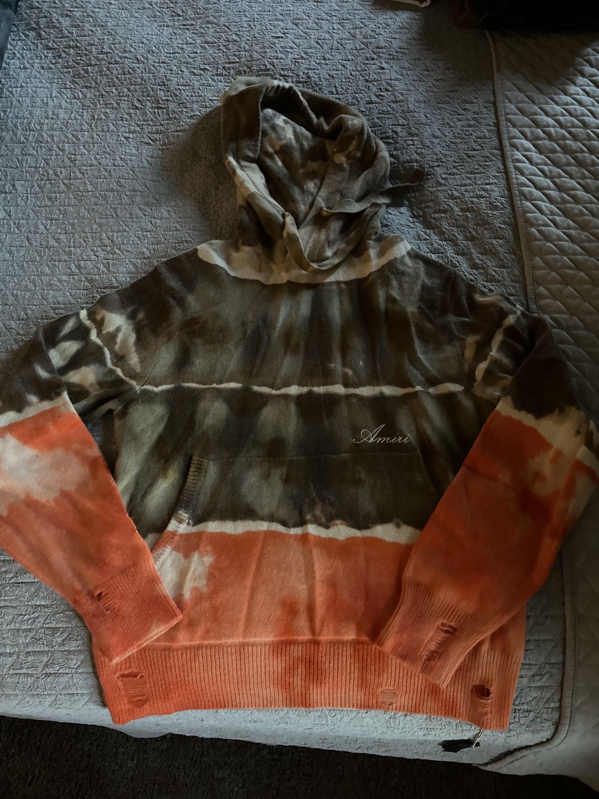 Amiri Amiri Wool Tie Dye Hoodie Rare Size US S / EU 44-46 / 1 - 1 Thumbnail