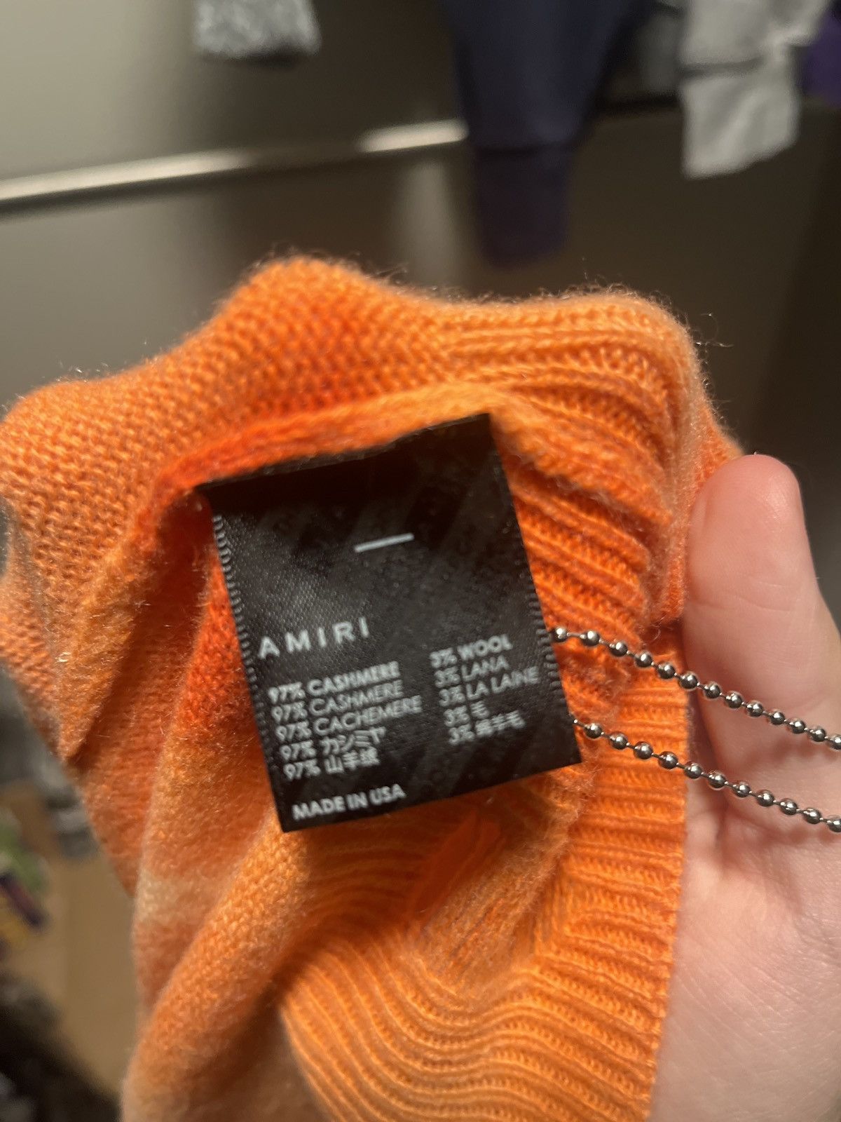 Amiri Amiri Wool Tie Dye Hoodie Rare Size US S / EU 44-46 / 1 - 5 Thumbnail