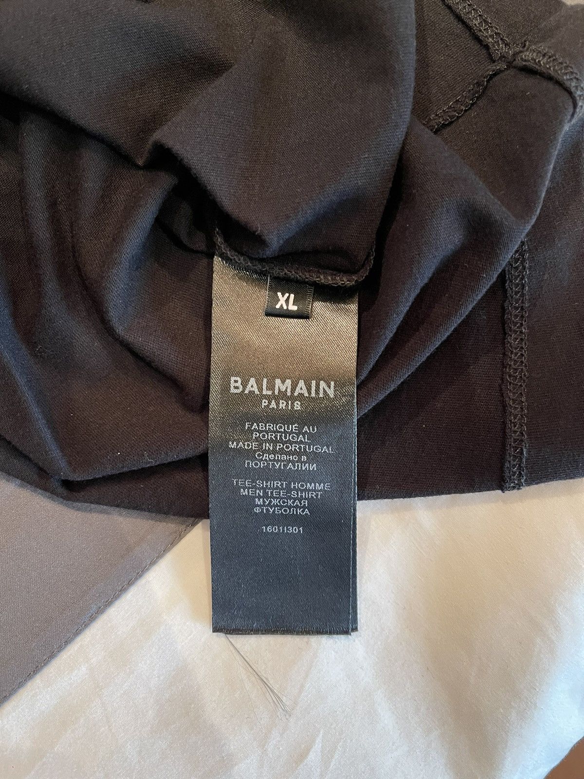 Balmain Balmain ‘Northern Lights’ black graphic T-shirt Size US XL / EU 56 / 4 - 7 Thumbnail