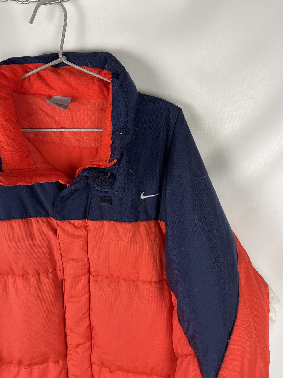 Nike Nike vintage y2k puffer down jacket quilt orange small logo Size US XL / EU 56 / 4 - 5 Thumbnail