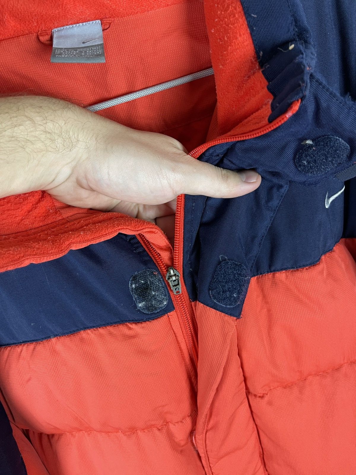Nike Nike vintage y2k puffer down jacket quilt orange small logo Size US XL / EU 56 / 4 - 10 Thumbnail
