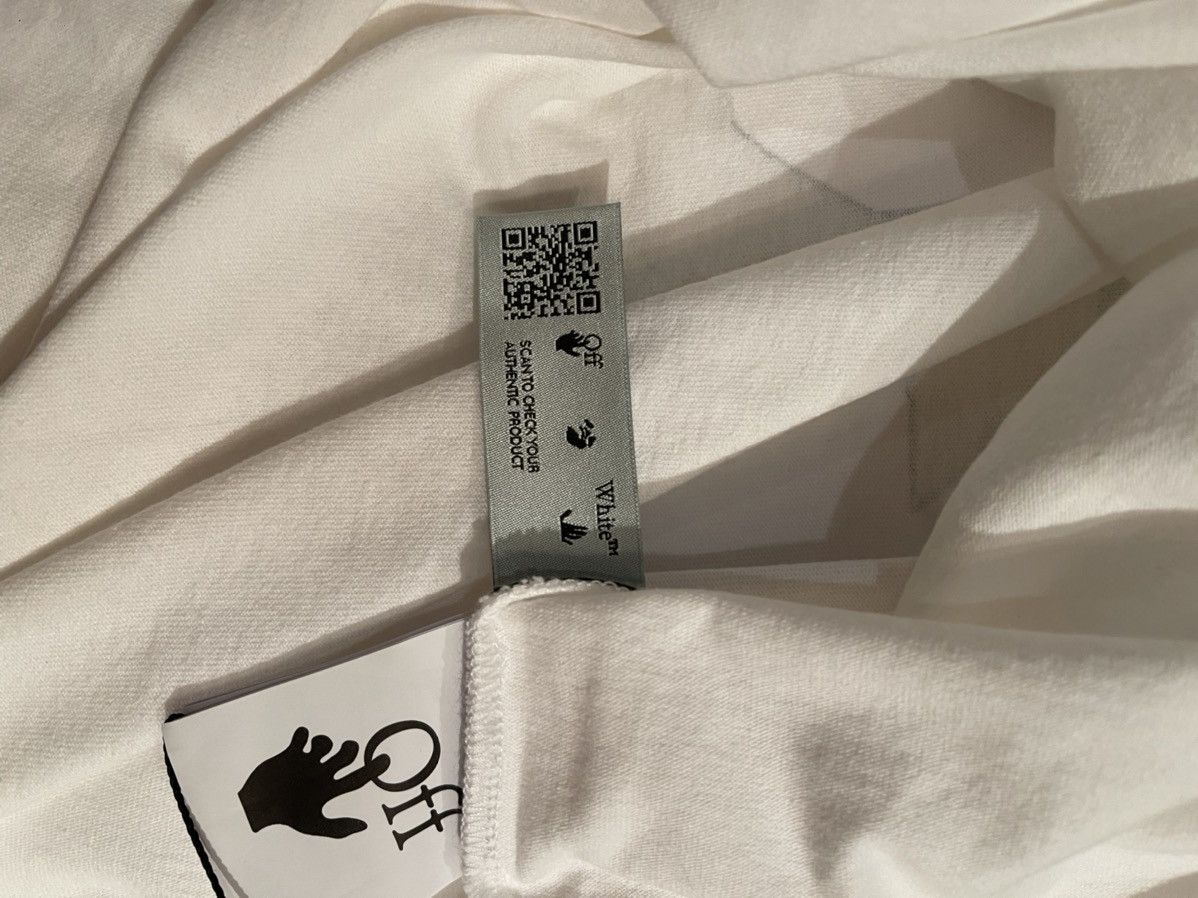 Off-White Off-White ‘blue arrow’ white T-shirt Size US L / EU 52-54 / 3 - 5 Thumbnail