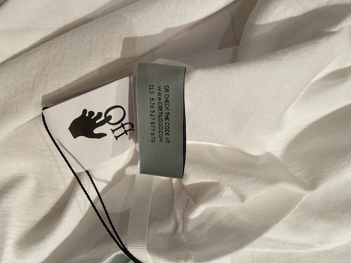Off-White Off-White ‘blue arrow’ white T-shirt Size US L / EU 52-54 / 3 - 6 Thumbnail