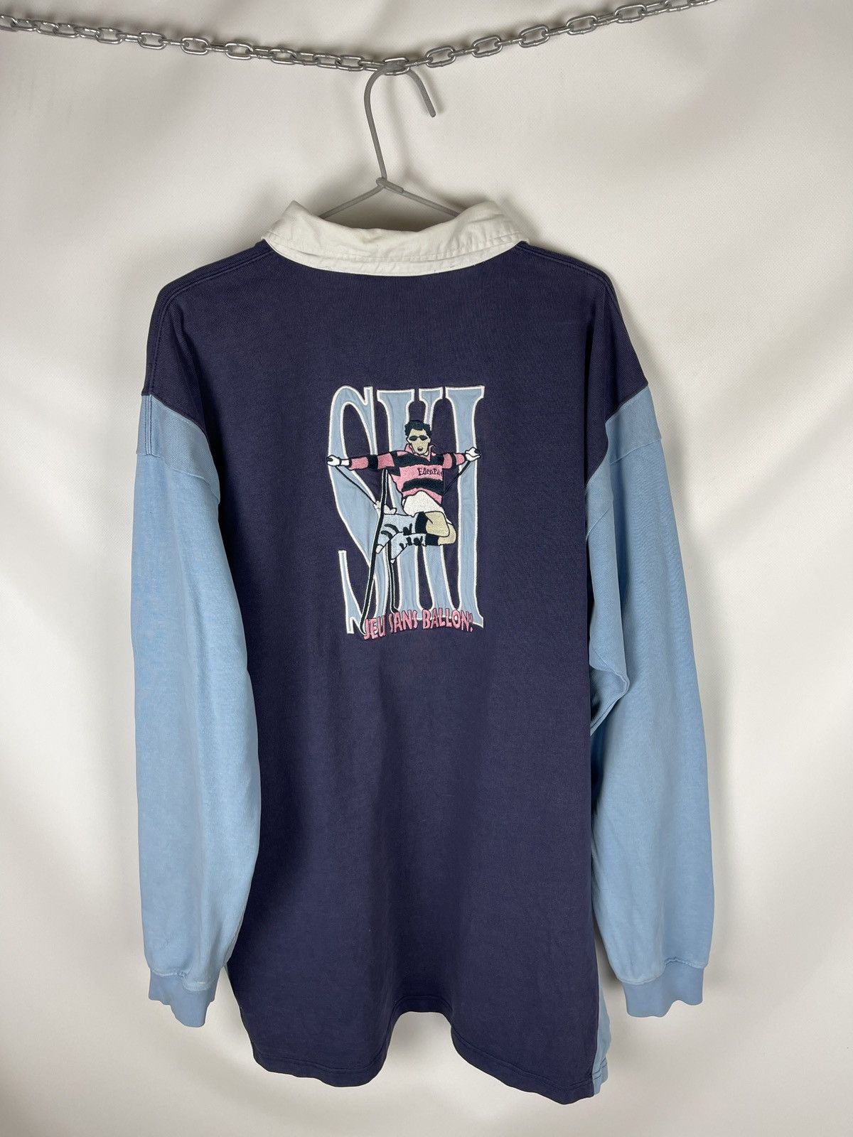 Eden Park Eden Park vintage 90s SKI Jeu Sans Ballon! Rugby polo shirt Size US XXL / EU 58 / 5 - 1 Thumbnail