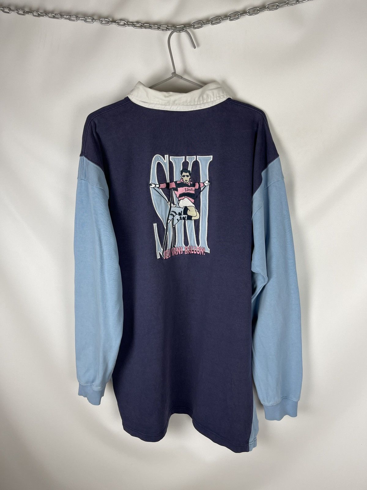 Eden Park Eden Park vintage 90s SKI Jeu Sans Ballon! Rugby polo shirt Size US XXL / EU 58 / 5 - 3 Thumbnail