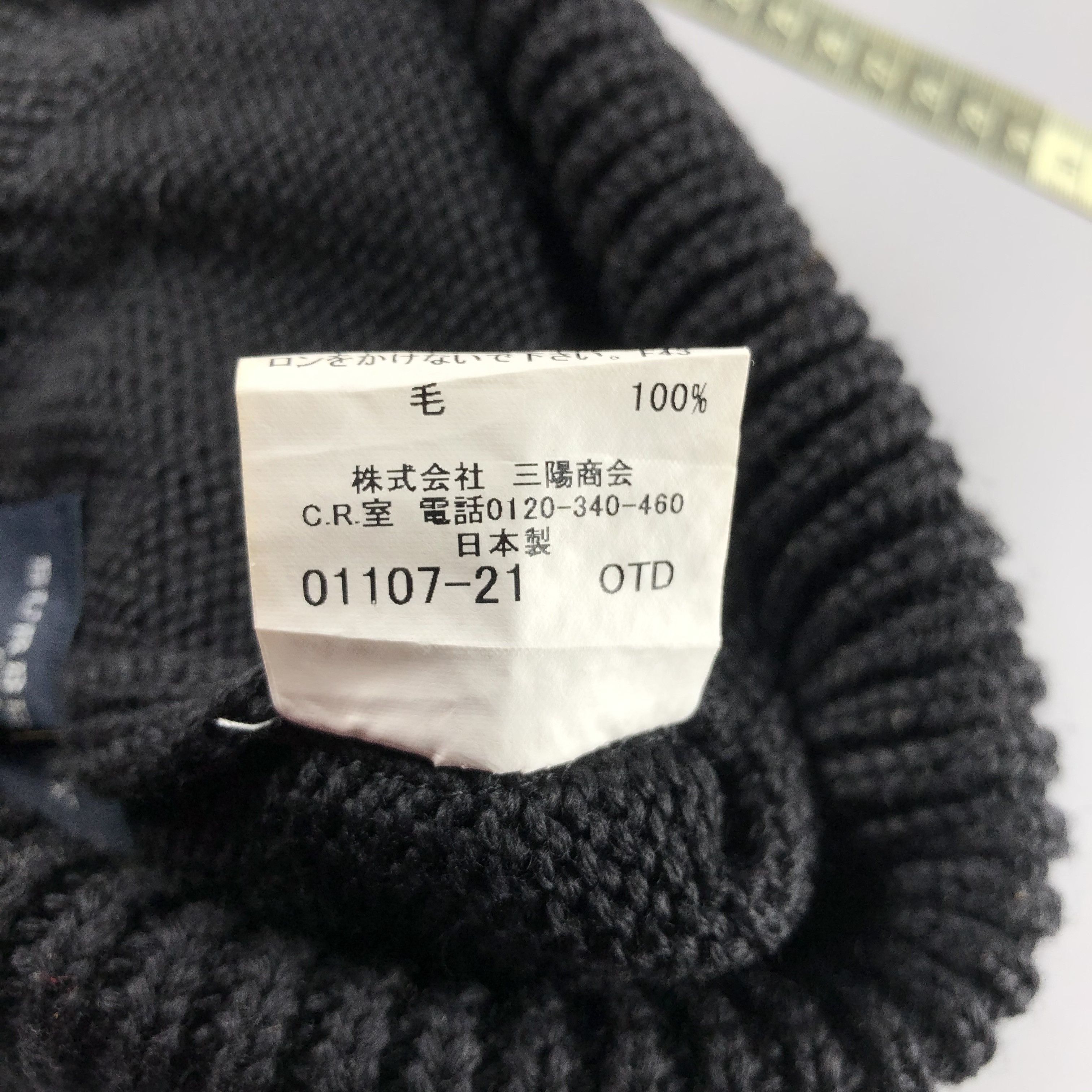 Burberry × Vintage Burberry Golf Hats Wool Beanie Knit Snow Hat Snow Cap B211 Size ONE SIZE - 7 Thumbnail