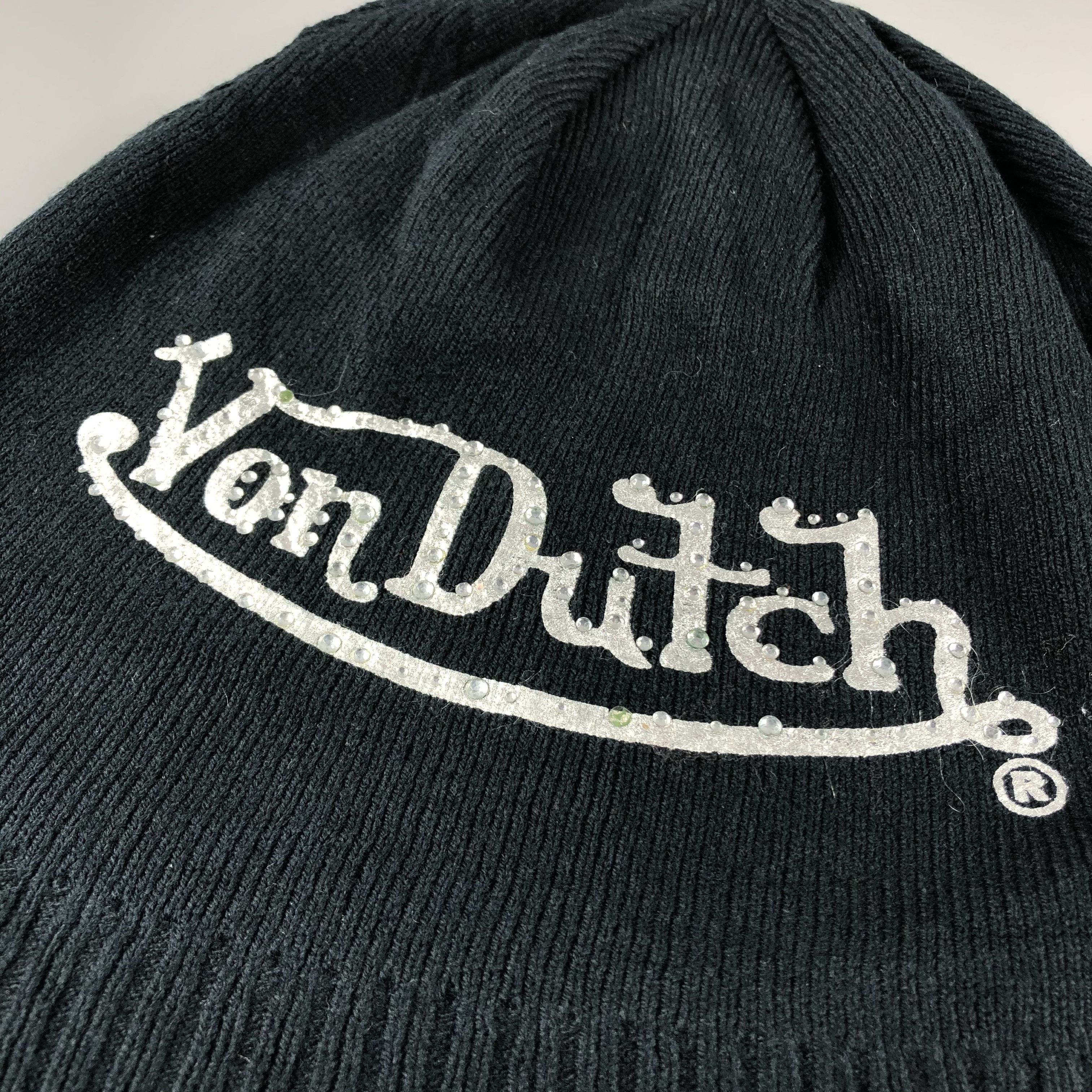 Vintage × Von Dutch Von Dutch Hats Slouchy Beanie Beanie Snow Hat Snow Cap B214 Size ONE SIZE - 5 Thumbnail