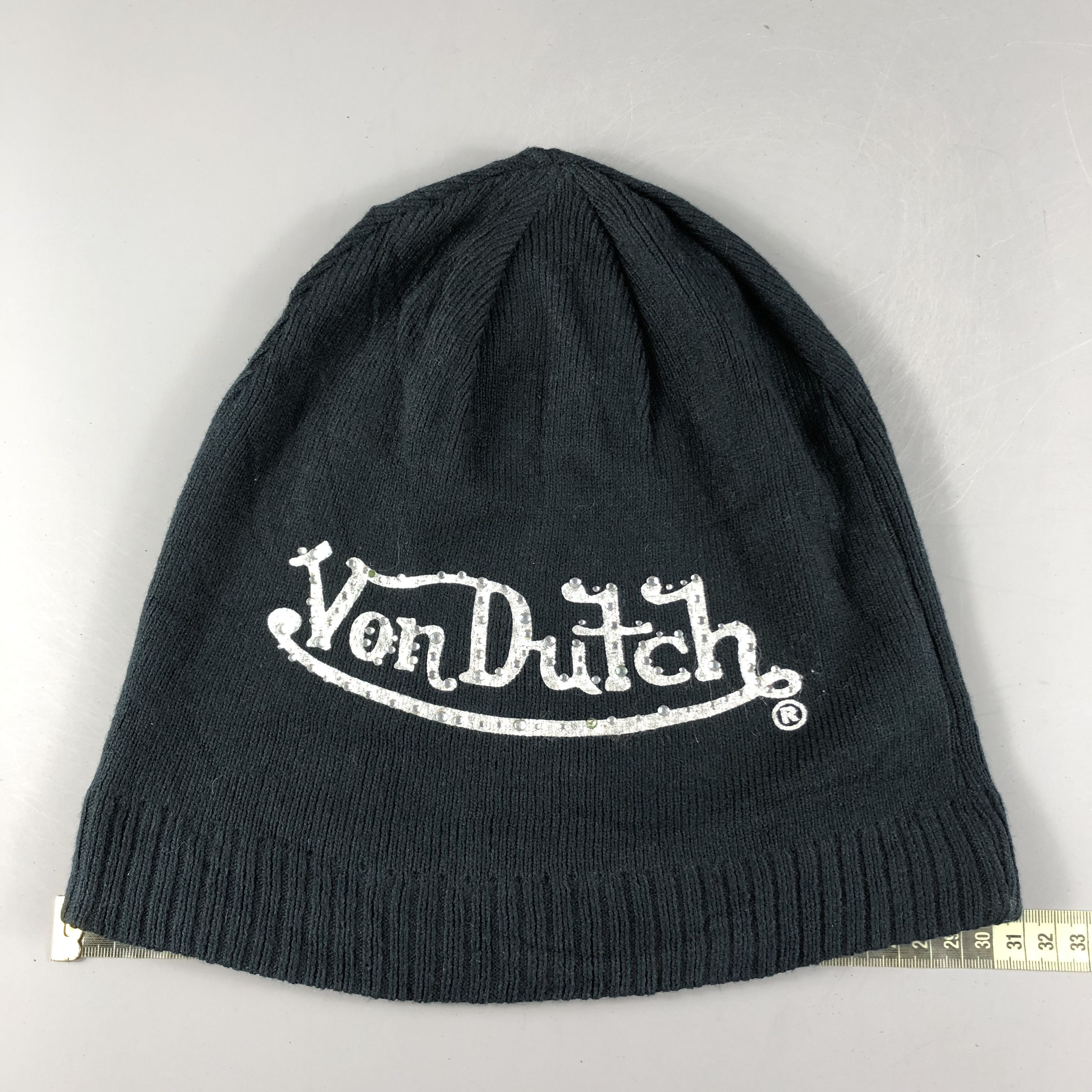 Vintage × Von Dutch Von Dutch Hats Slouchy Beanie Beanie Snow Hat Snow Cap B214 Size ONE SIZE - 4 Thumbnail