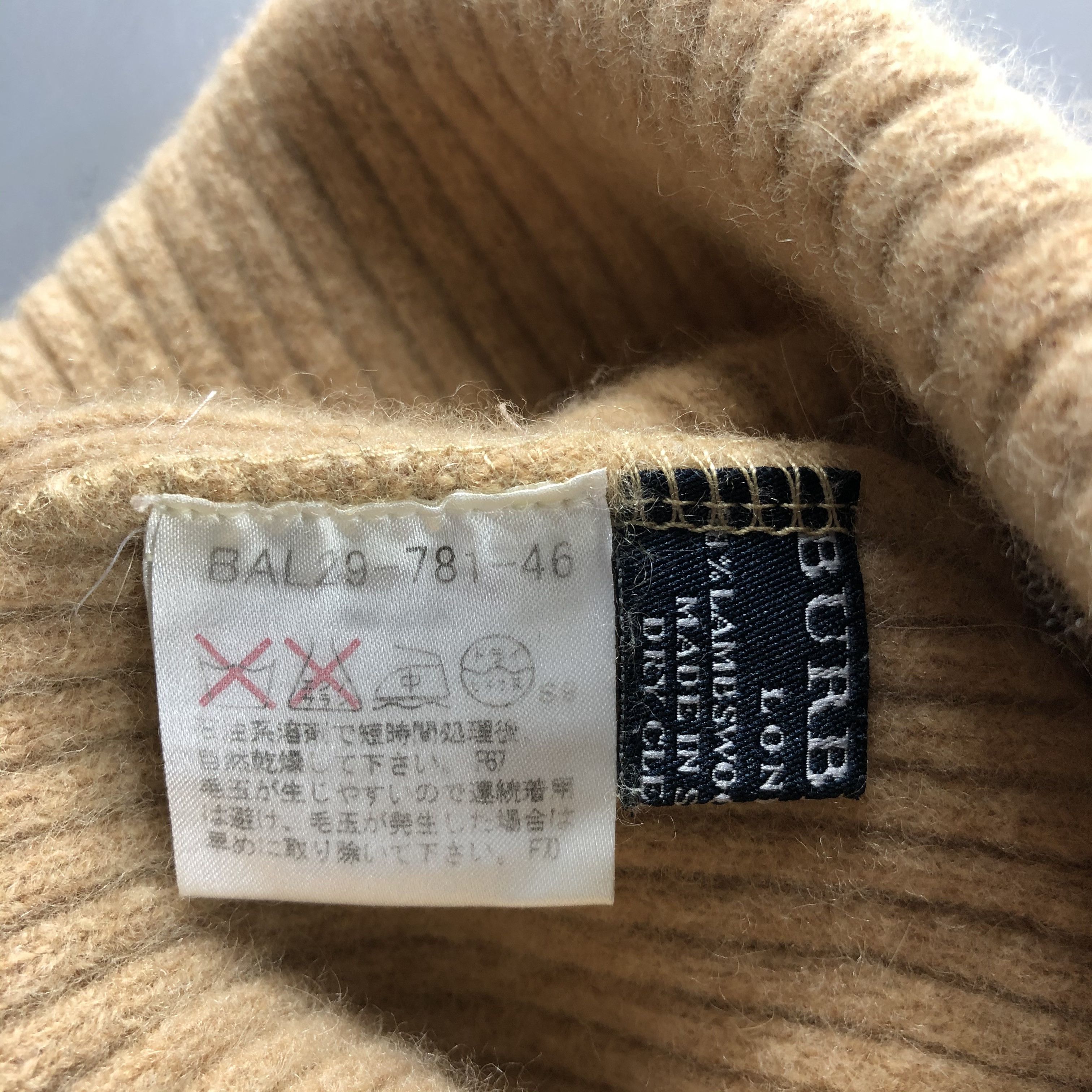 Burberry × Vintage Burberry Hats Wool Beanie Snow Hat Snow Cap B218 Size ONE SIZE - 6 Thumbnail
