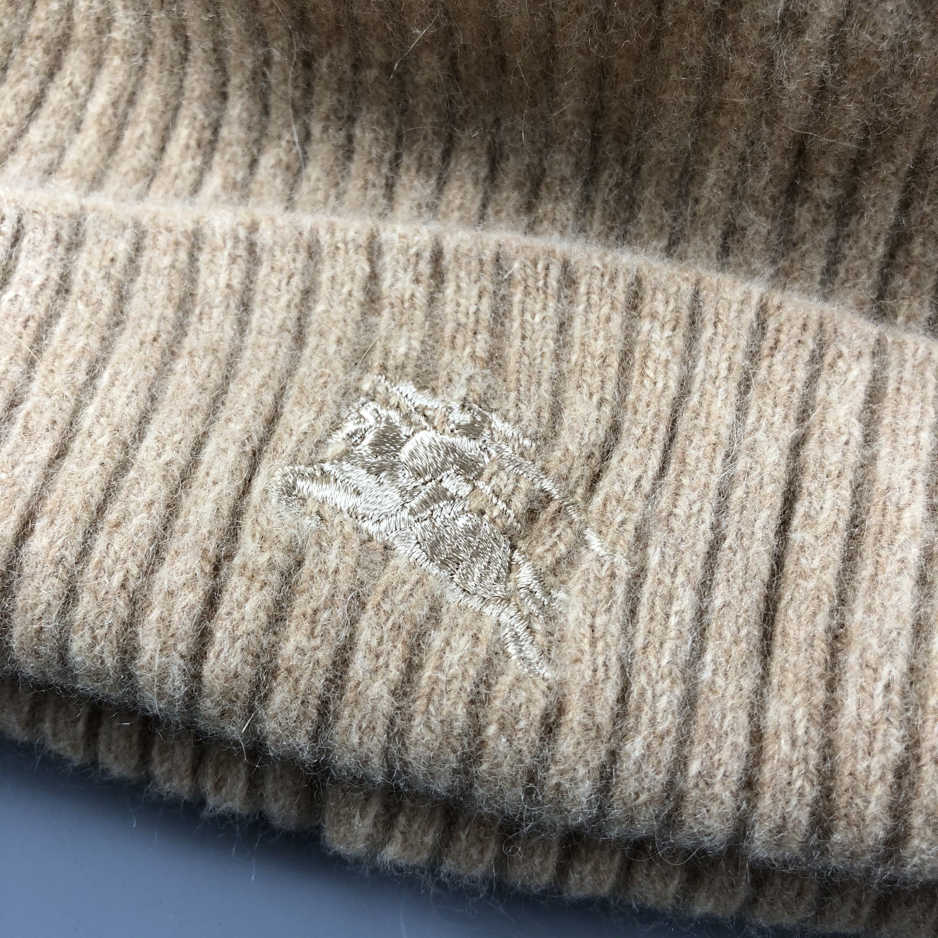 Burberry × Vintage Burberry Hats Wool Beanie Snow Hat Snow Cap B218 Size ONE SIZE - 5 Thumbnail