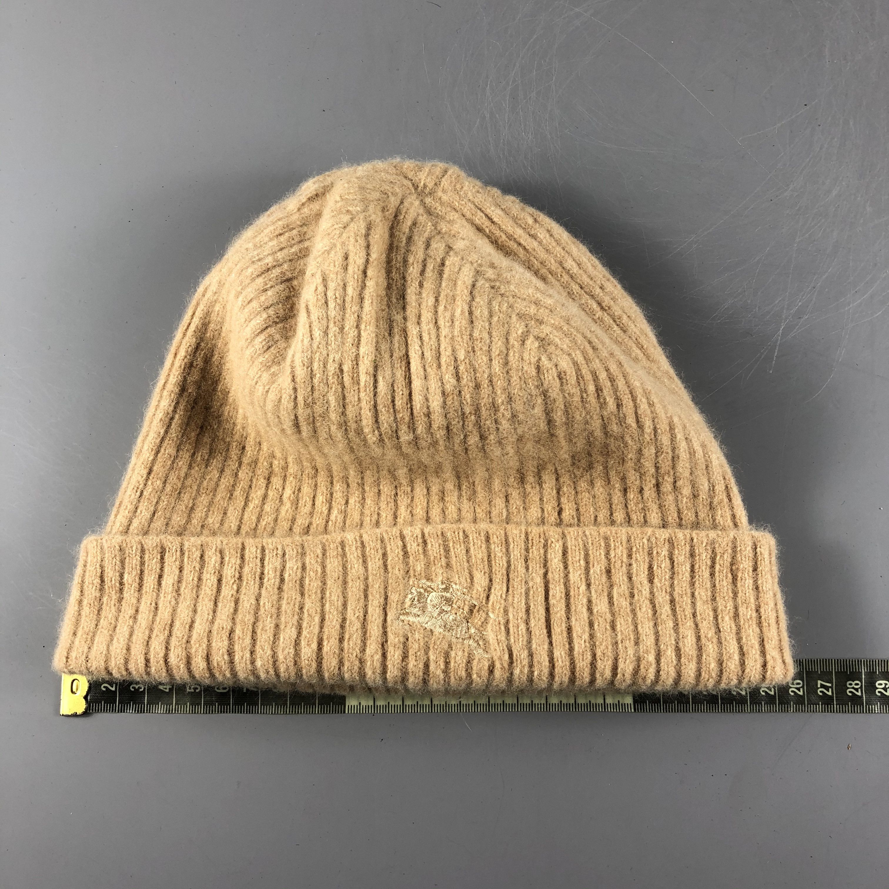 Burberry × Vintage Burberry Hats Wool Beanie Snow Hat Snow Cap B218 Size ONE SIZE - 4 Thumbnail