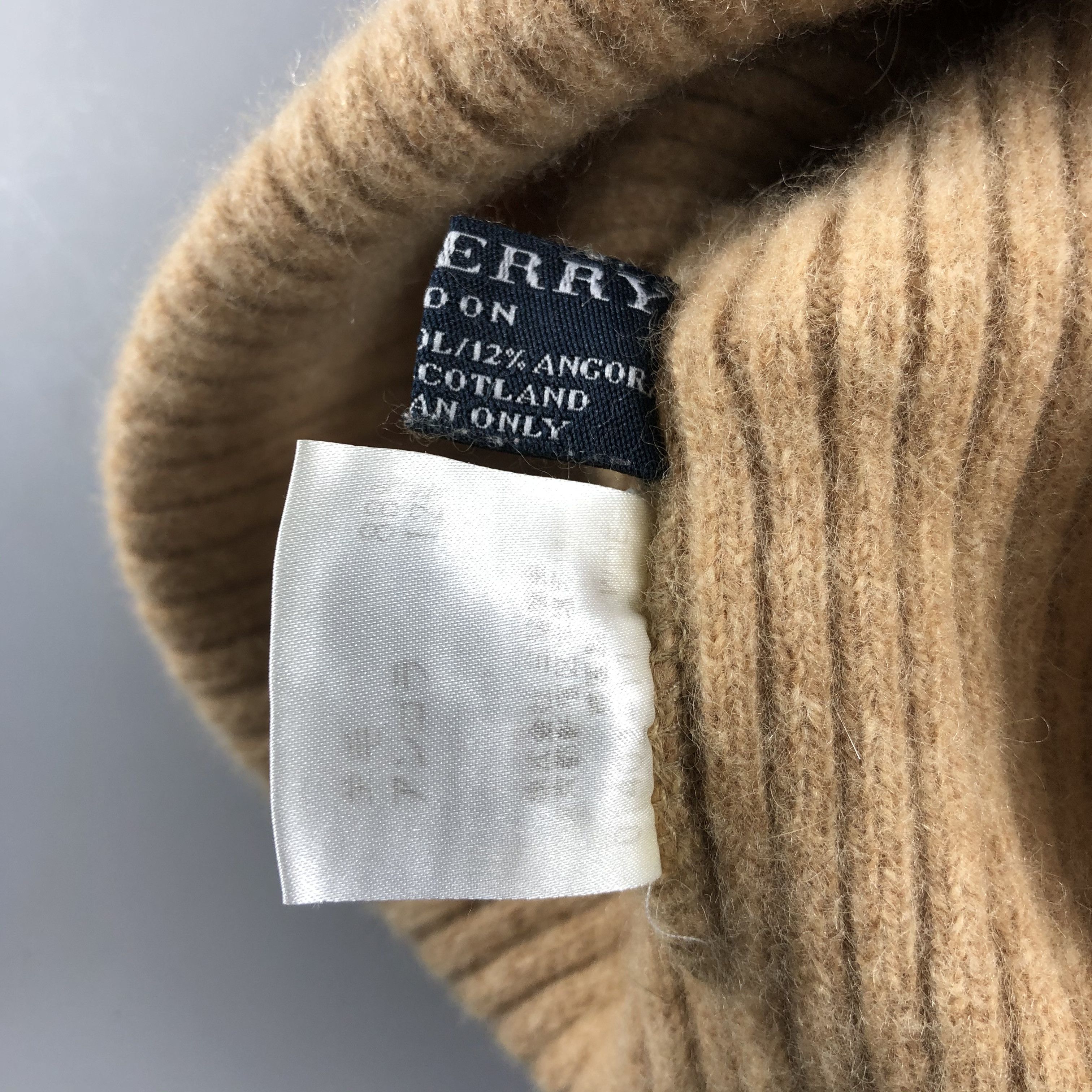 Burberry × Vintage Burberry Hats Wool Beanie Snow Hat Snow Cap B218 Size ONE SIZE - 7 Thumbnail