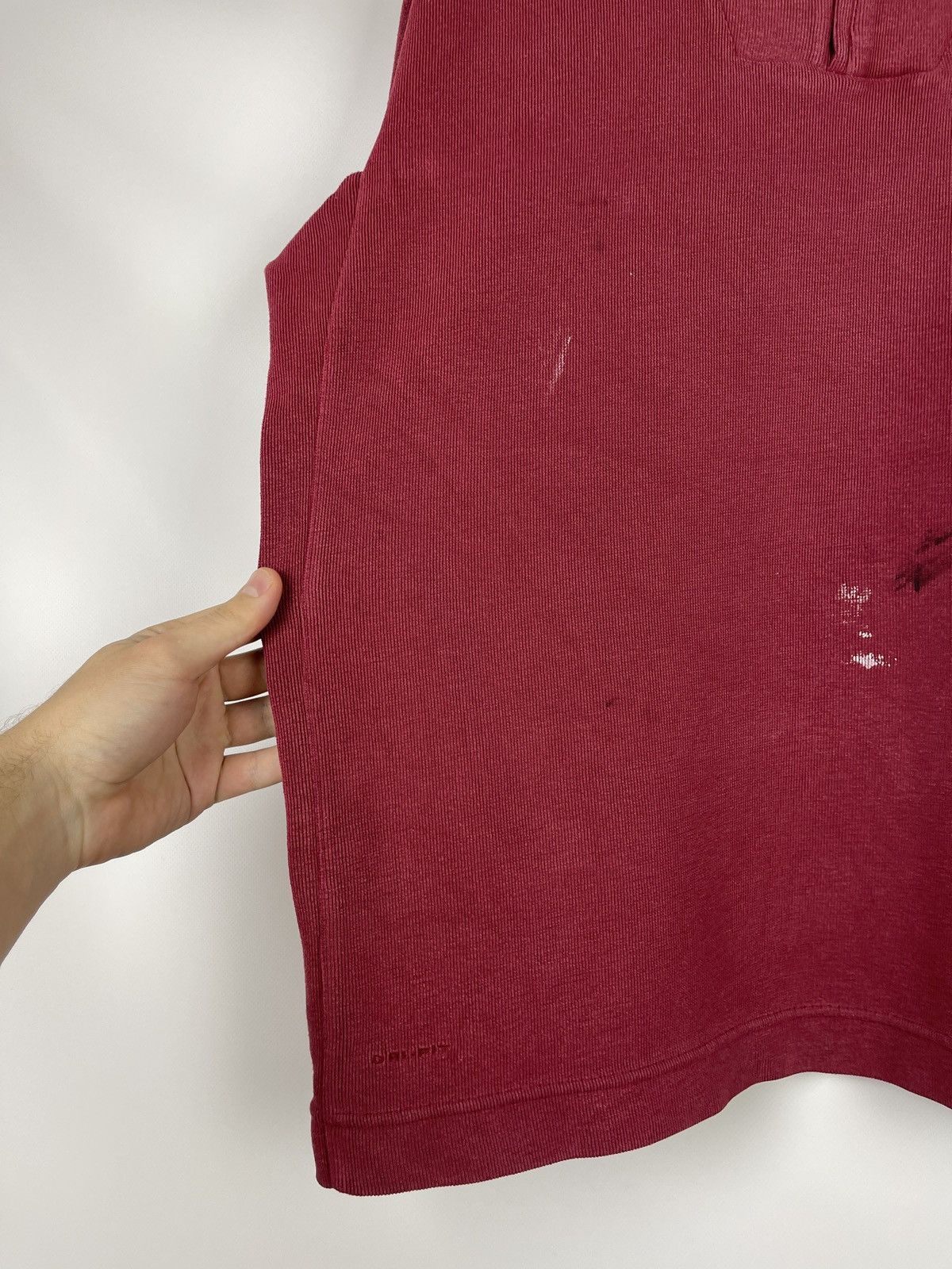 Nike Nike vintage y2k dirty painted 1/4 zip sweatshirt swoosh Size US L / EU 52-54 / 3 - 11 Thumbnail