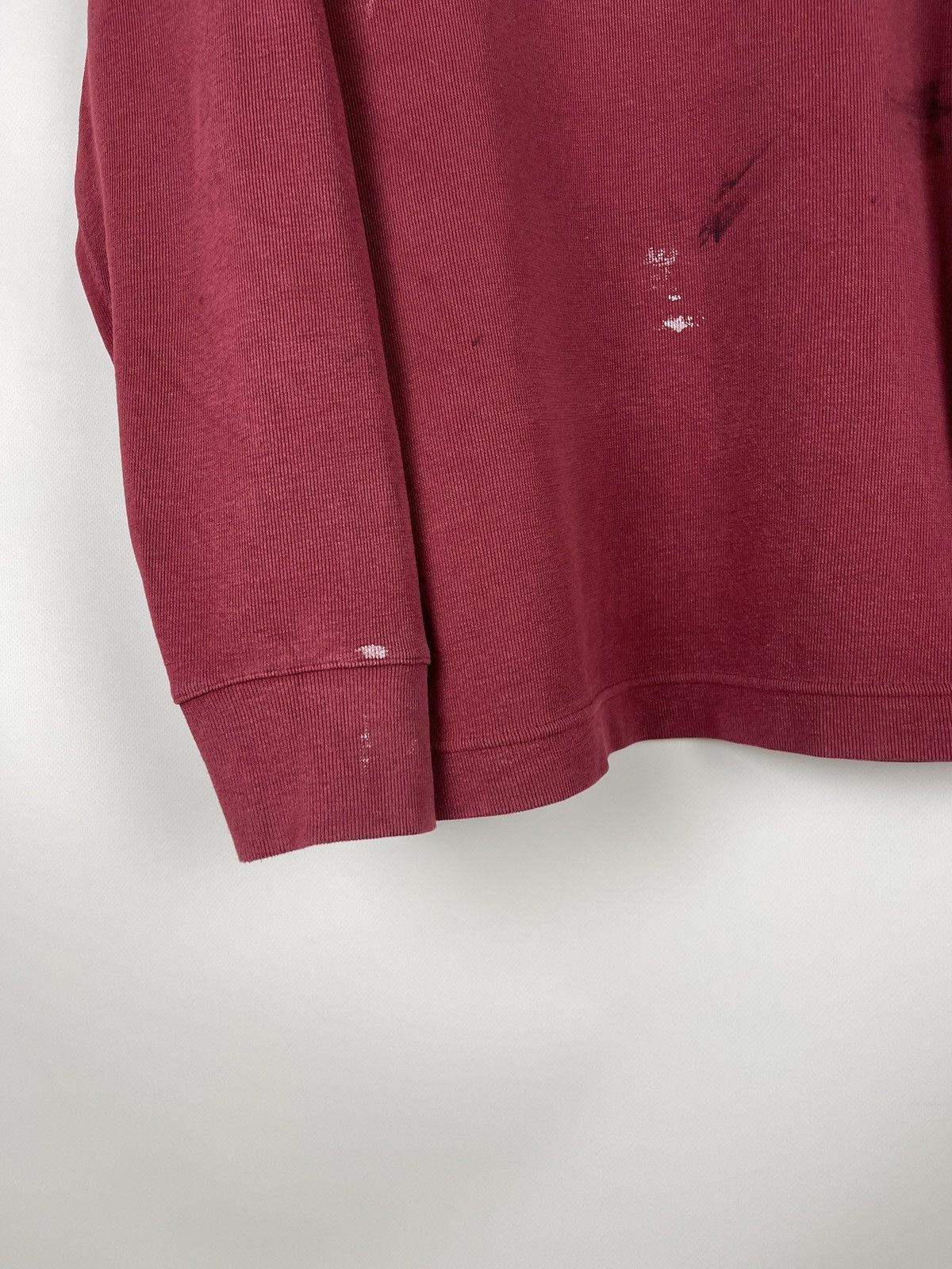 Nike Nike vintage y2k dirty painted 1/4 zip sweatshirt swoosh Size US L / EU 52-54 / 3 - 9 Thumbnail