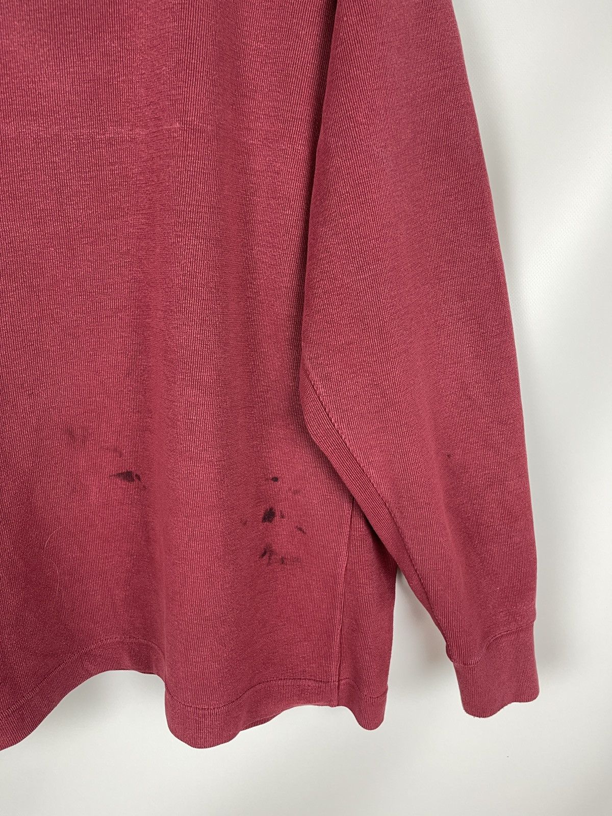 Nike Nike vintage y2k dirty painted 1/4 zip sweatshirt swoosh Size US L / EU 52-54 / 3 - 17 Thumbnail