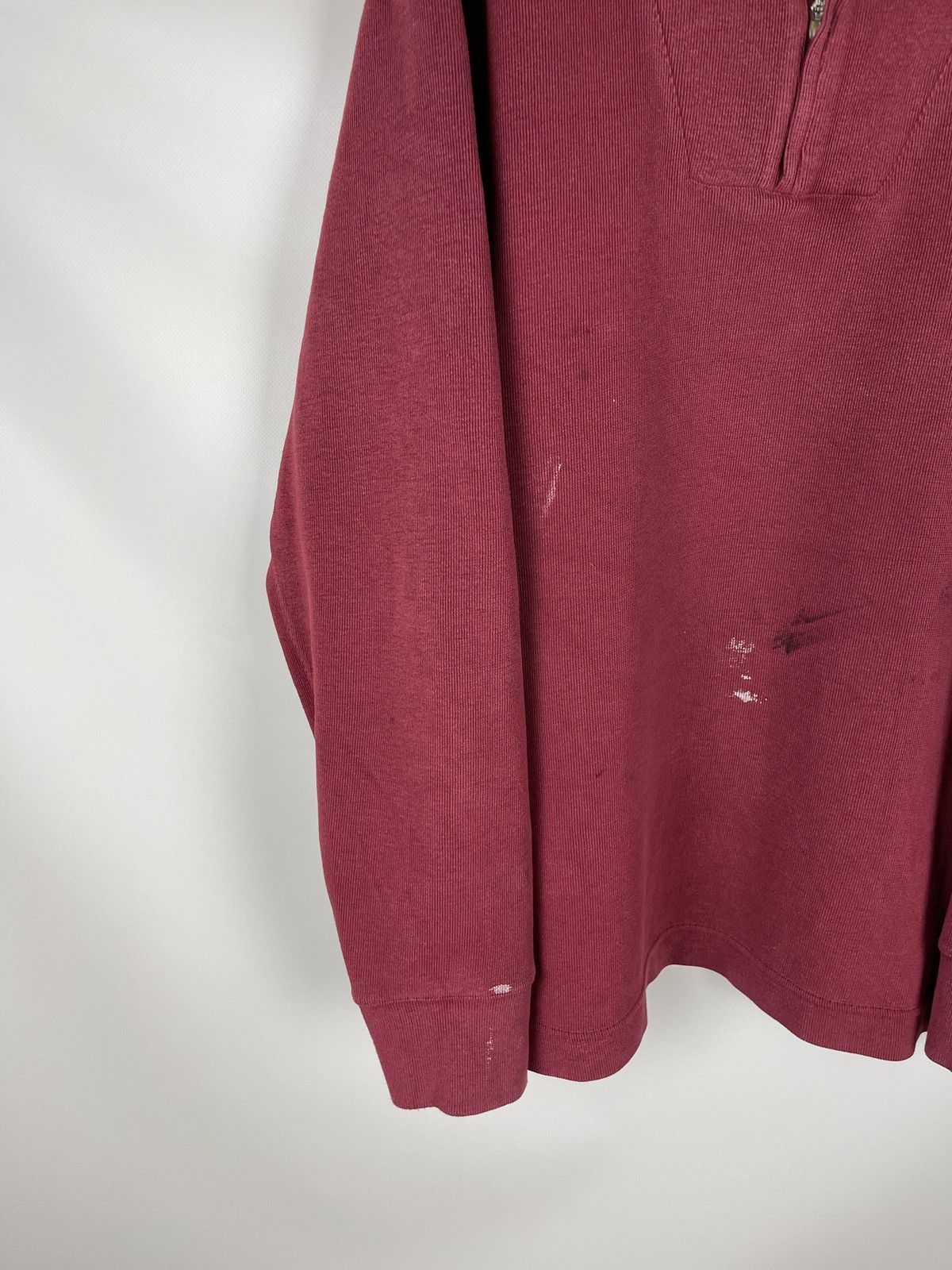Nike Nike vintage y2k dirty painted 1/4 zip sweatshirt swoosh Size US L / EU 52-54 / 3 - 5 Thumbnail