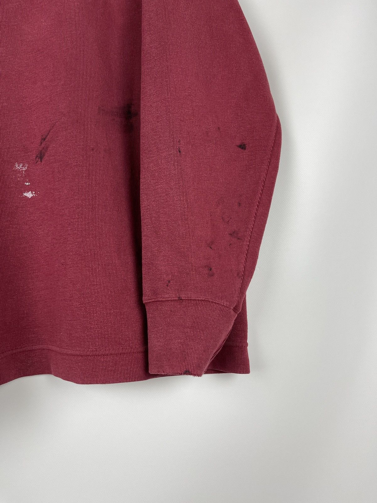 Nike Nike vintage y2k dirty painted 1/4 zip sweatshirt swoosh Size US L / EU 52-54 / 3 - 8 Thumbnail