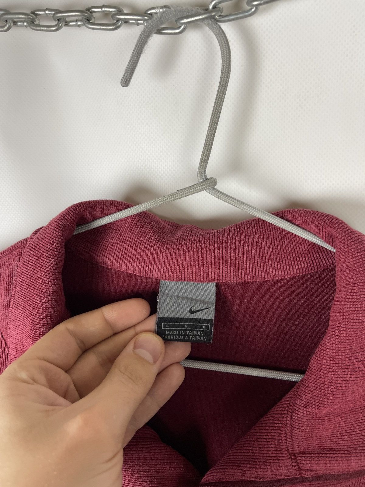 Nike Nike vintage y2k dirty painted 1/4 zip sweatshirt swoosh Size US L / EU 52-54 / 3 - 4 Thumbnail