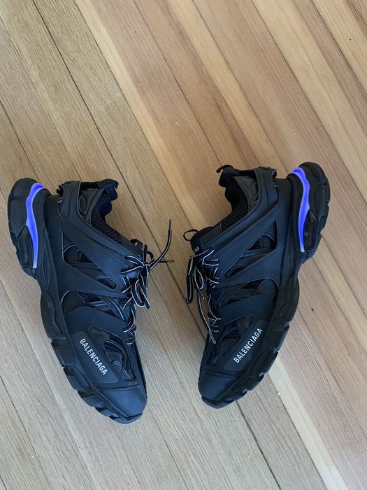 Balenciaga Black LED Track Sneakers | Grailed