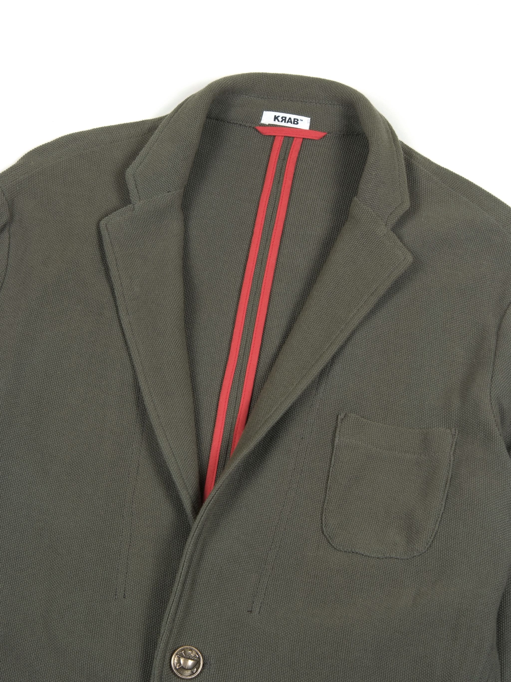 Other KЯAB Woven Cotton Blazer Jacket Made In Italy (L) Size 42R - 2 Thumbnail