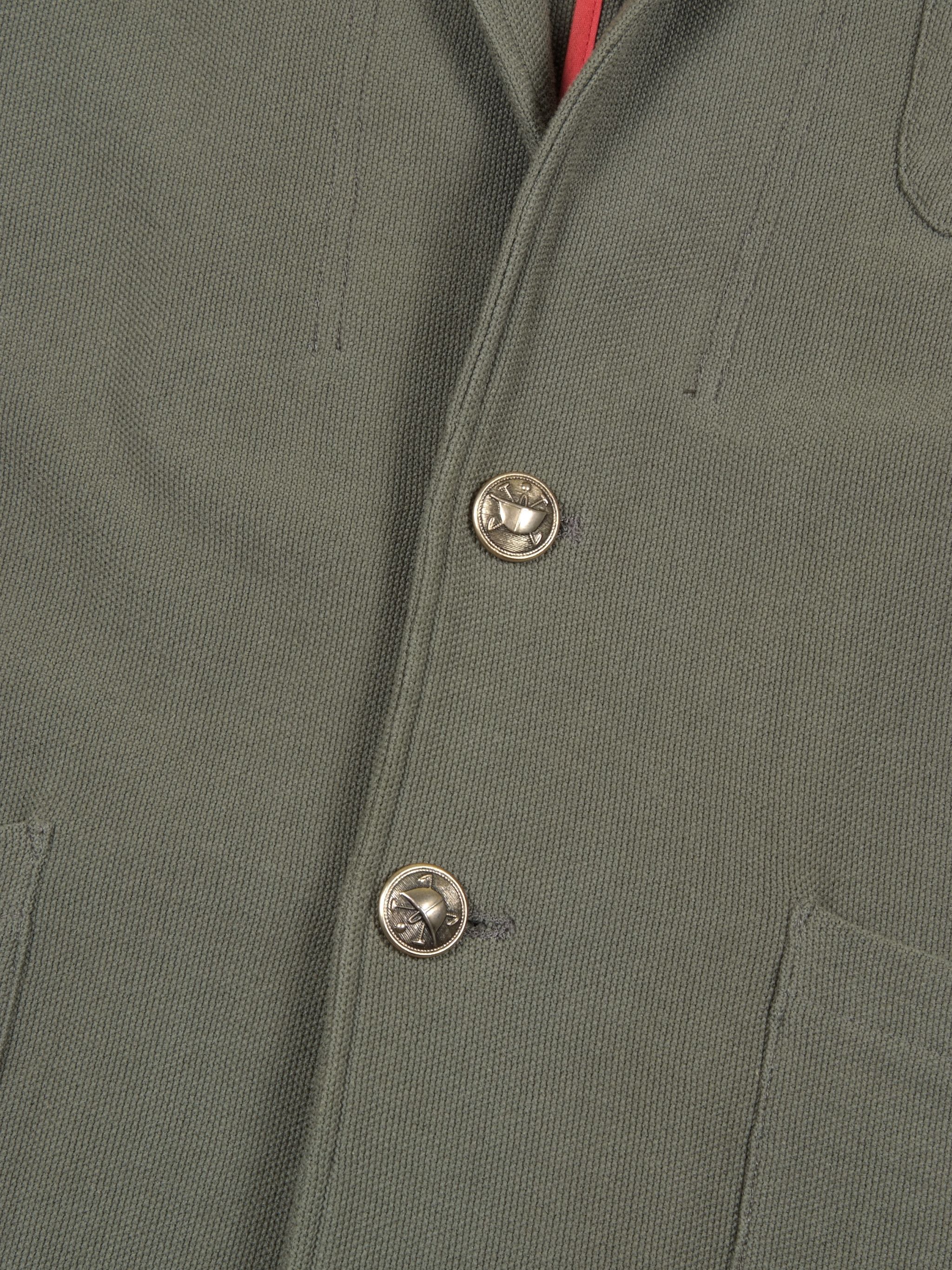 Other KЯAB Woven Cotton Blazer Jacket Made In Italy (L) Size 42R - 3 Thumbnail
