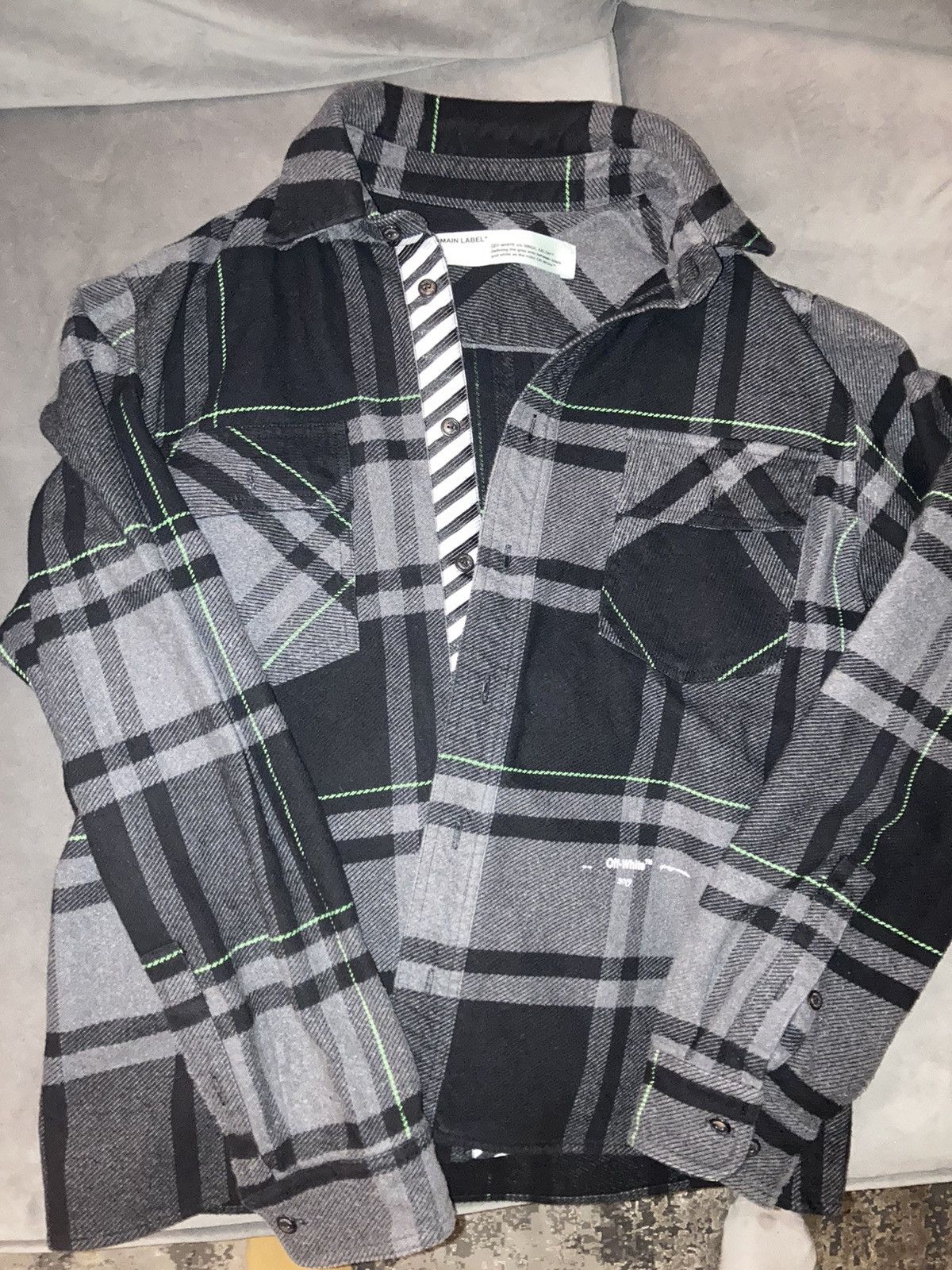 Off-White Off white jacket/flannel Size US S / EU 44-46 / 1 - 1 Thumbnail