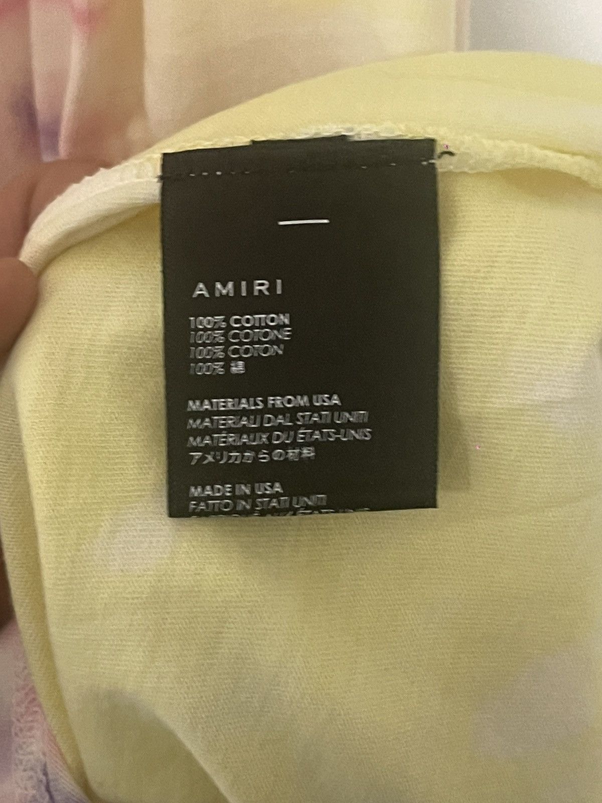 Amiri Amiri Tie Dye T Shirt Size US M / EU 48-50 / 2 - 4 Thumbnail