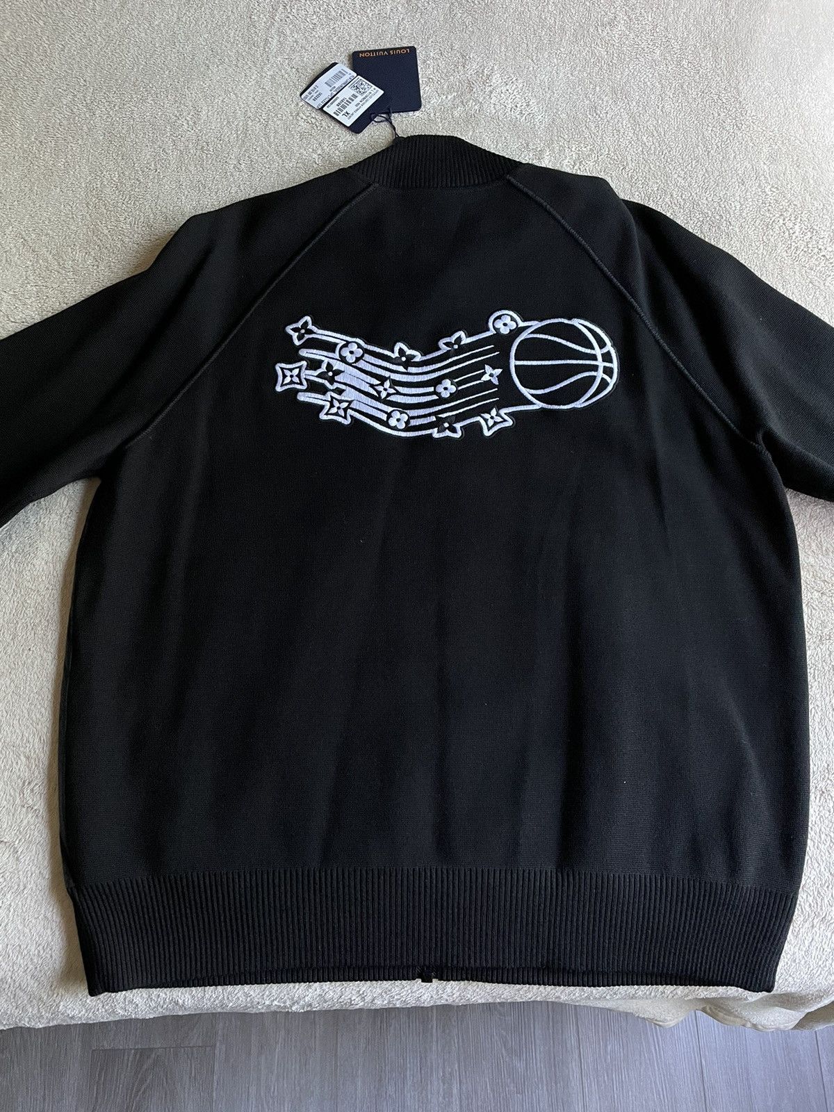 Louis Vuitton × NBA Louis Vuitton x NBA Leather Hybrid Jacket Size US XL / EU 56 / 4 - 6 Thumbnail