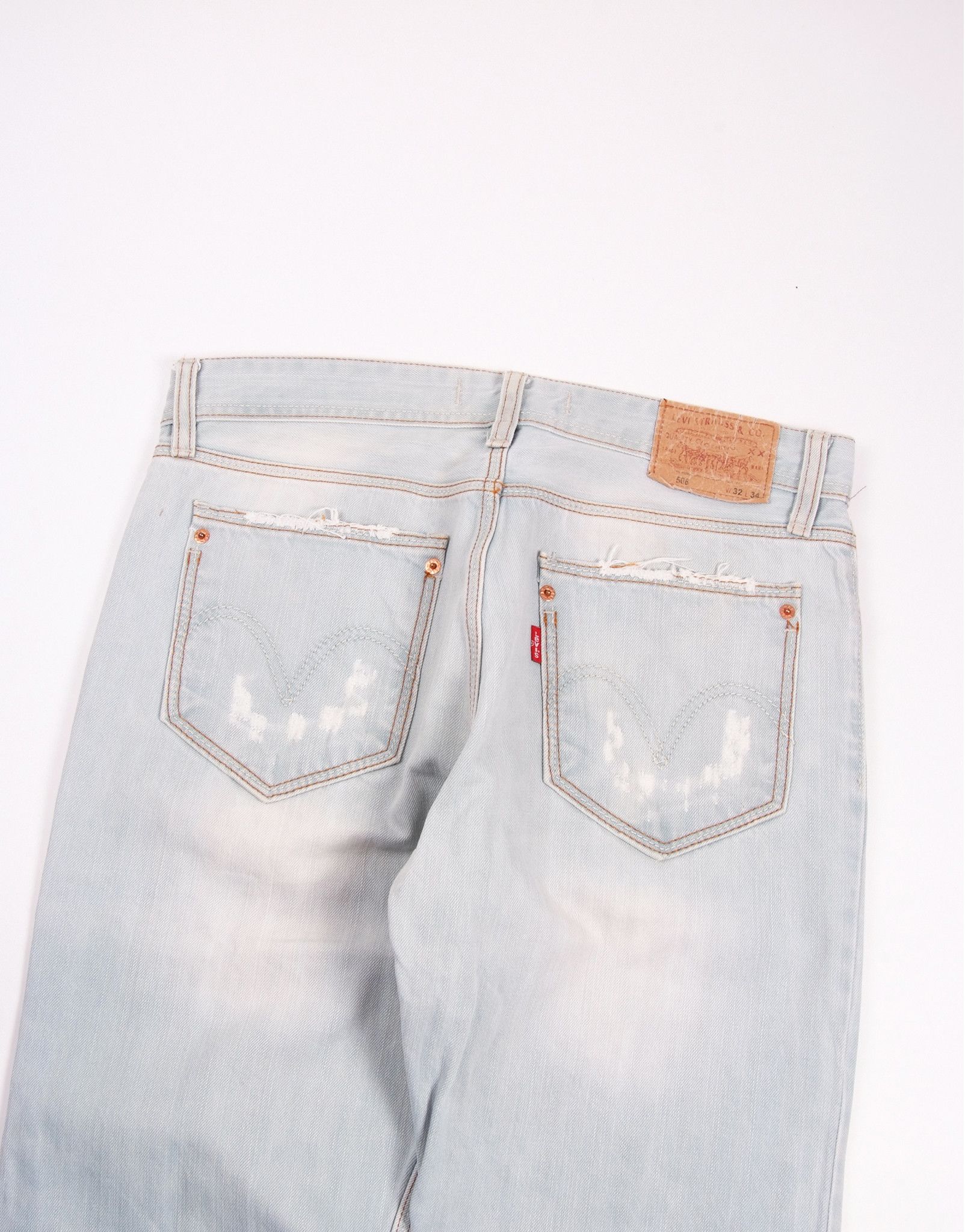 Levi's × Vintage Levi's 506 Made In USA Washed Jeans(32) Size US 32 / EU 48 - 5 Thumbnail
