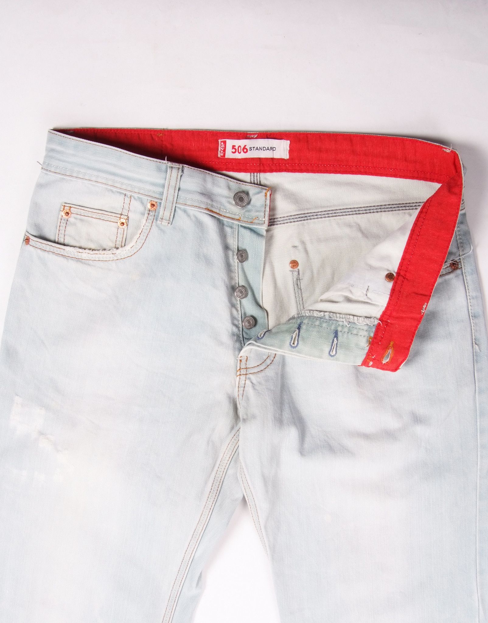 Levi's × Vintage Levi's 506 Made In USA Washed Jeans(32) Size US 32 / EU 48 - 3 Thumbnail