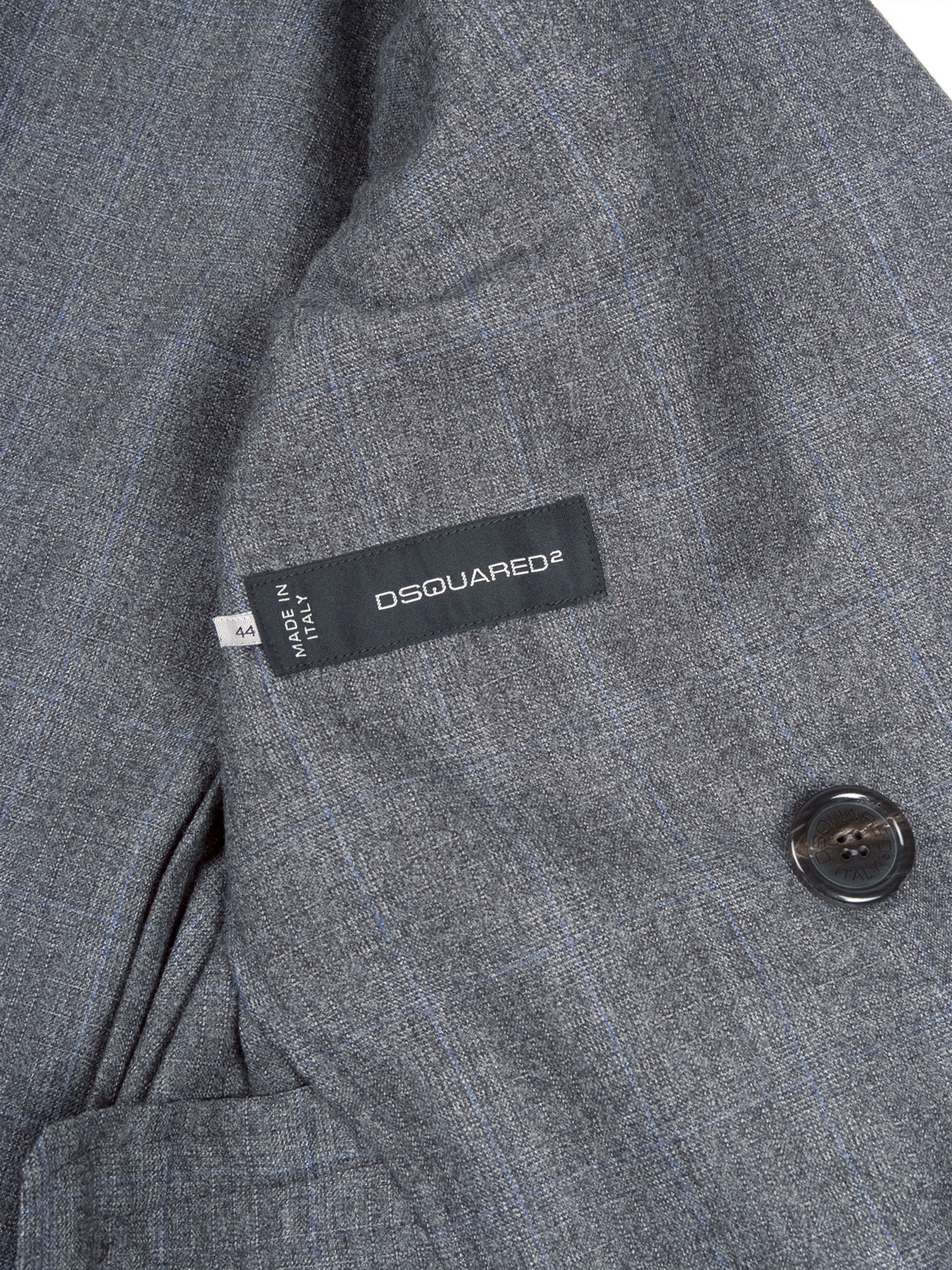 Dsquared2 Dsquared2 Runaway Wool Checked Double Breasted Blazer Size M / US 6-8 / IT 42-44 - 7 Thumbnail