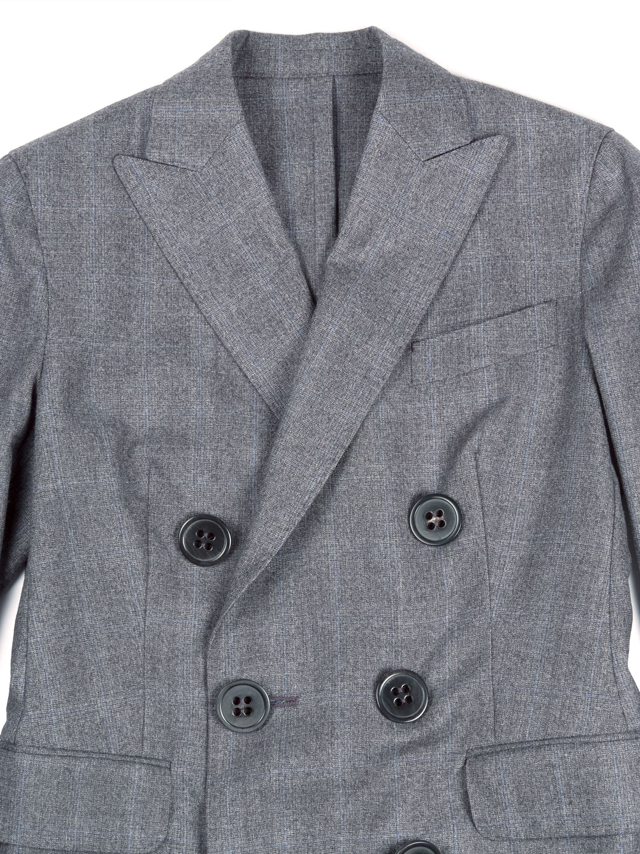 Dsquared2 Dsquared2 Runaway Wool Checked Double Breasted Blazer Size M / US 6-8 / IT 42-44 - 3 Thumbnail
