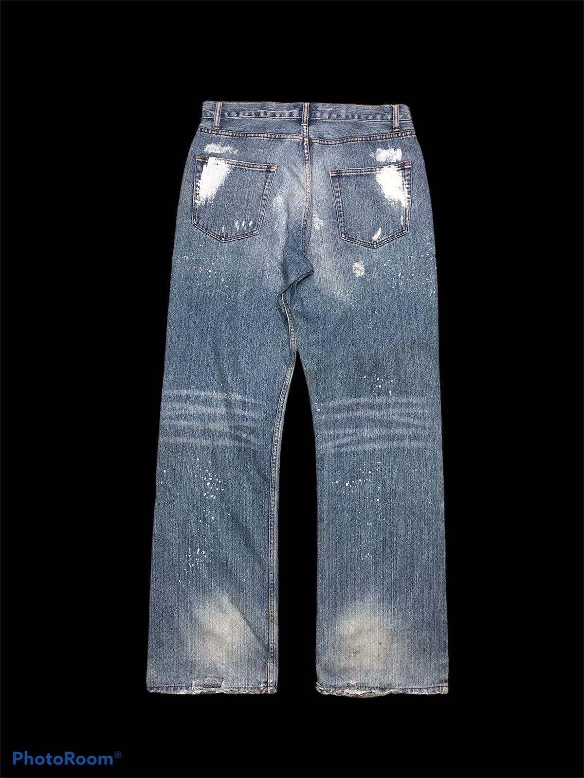 Other LOOSE BAGGY NYLAUS PAINTED DISTRESSED DENIM Size US 32 / EU 48 - 2 Thumbnail