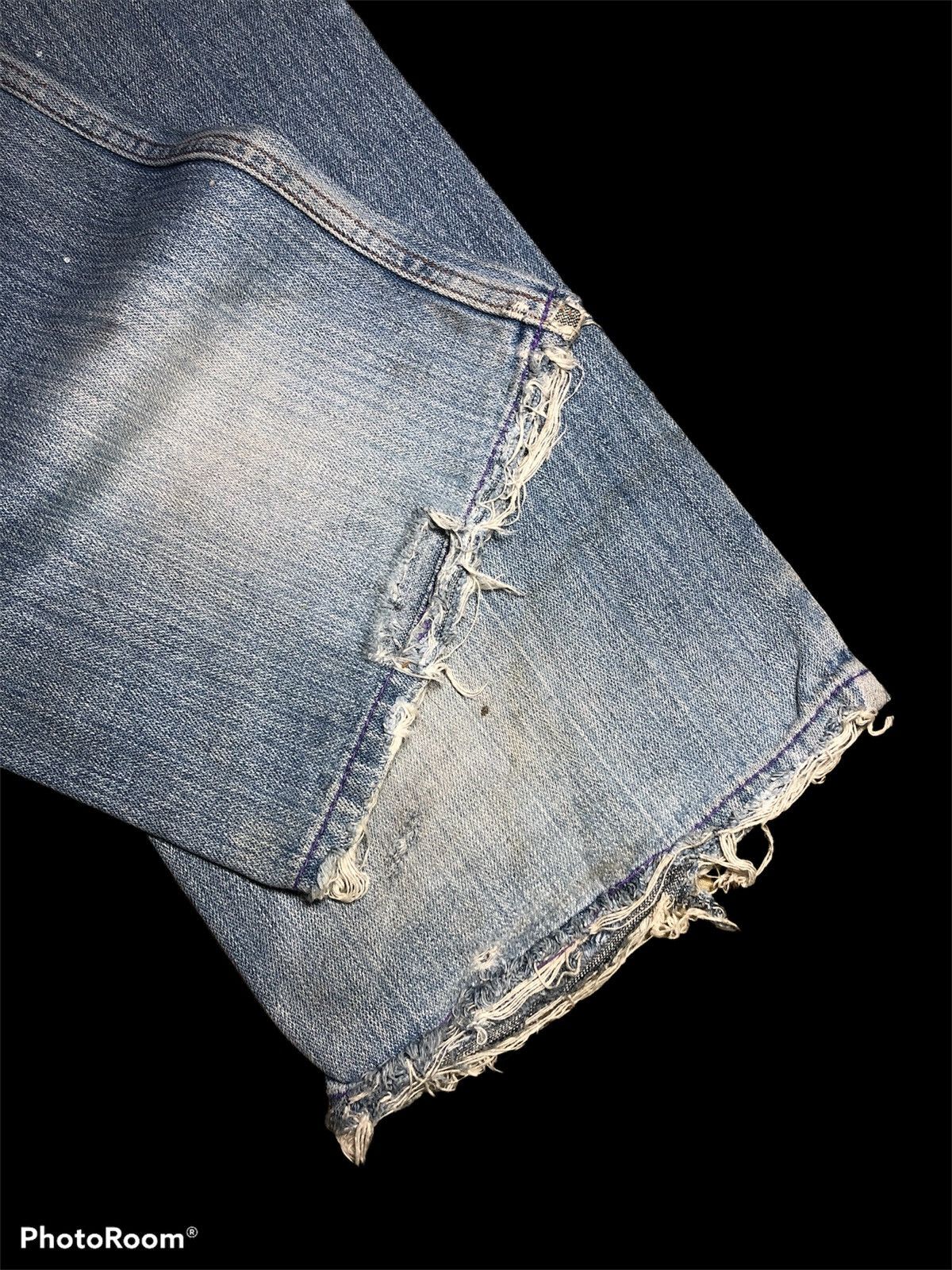 Other LOOSE BAGGY NYLAUS PAINTED DISTRESSED DENIM Size US 32 / EU 48 - 5 Thumbnail