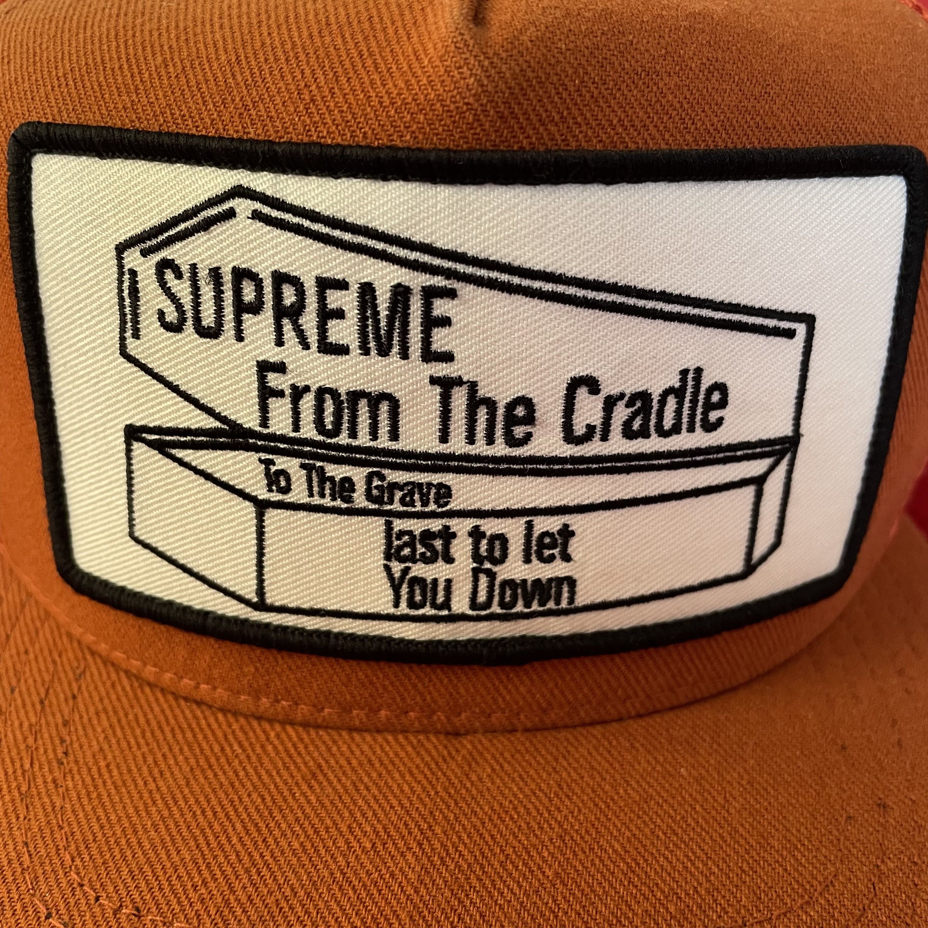 Supreme Coffin Cradle to Grave Cap 5 panel hat trucker snapback Size ONE SIZE - 2 Thumbnail