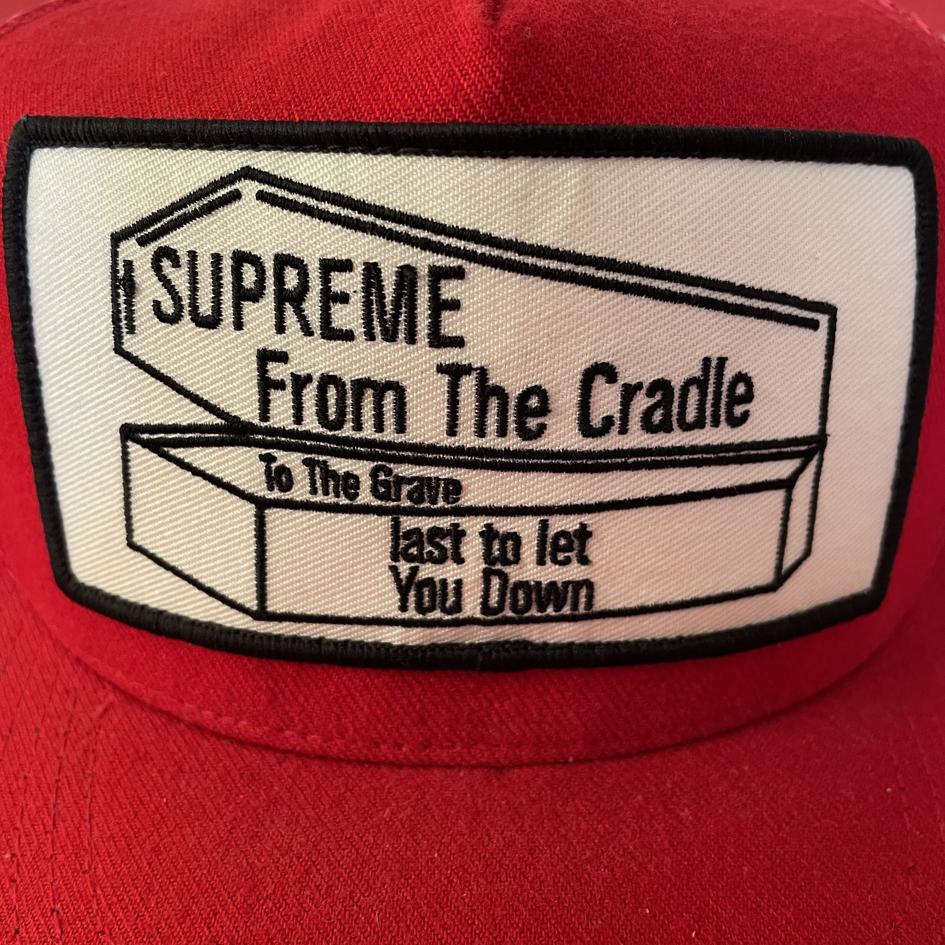 Supreme Coffin Cradle to Grave Cap 5 panel hat trucker snapback Size ONE SIZE - 2 Thumbnail