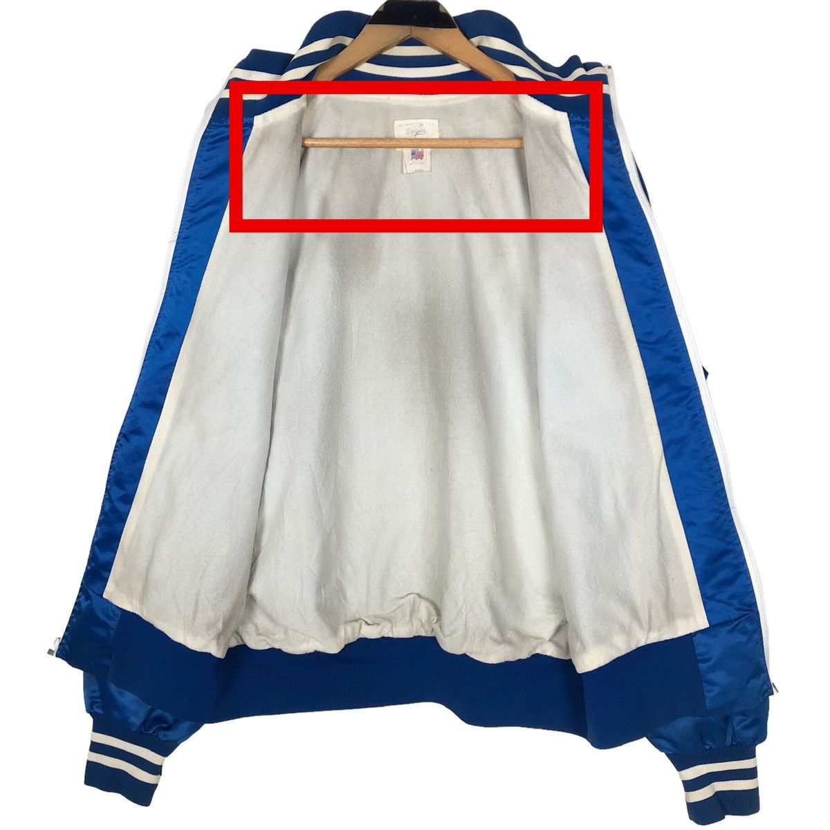 MLB Vintage 90s Los Angeles Dodgers Satin Varsity Jacket Large Size US L / EU 52-54 / 3 - 9 Thumbnail