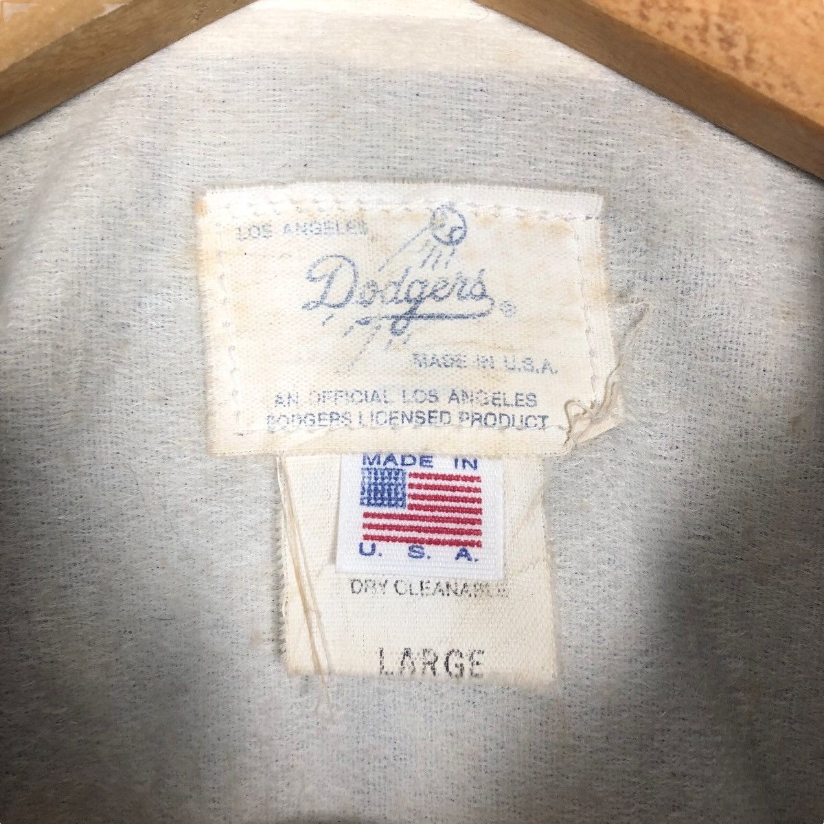 MLB Vintage 90s Los Angeles Dodgers Satin Varsity Jacket Large Size US L / EU 52-54 / 3 - 4 Thumbnail