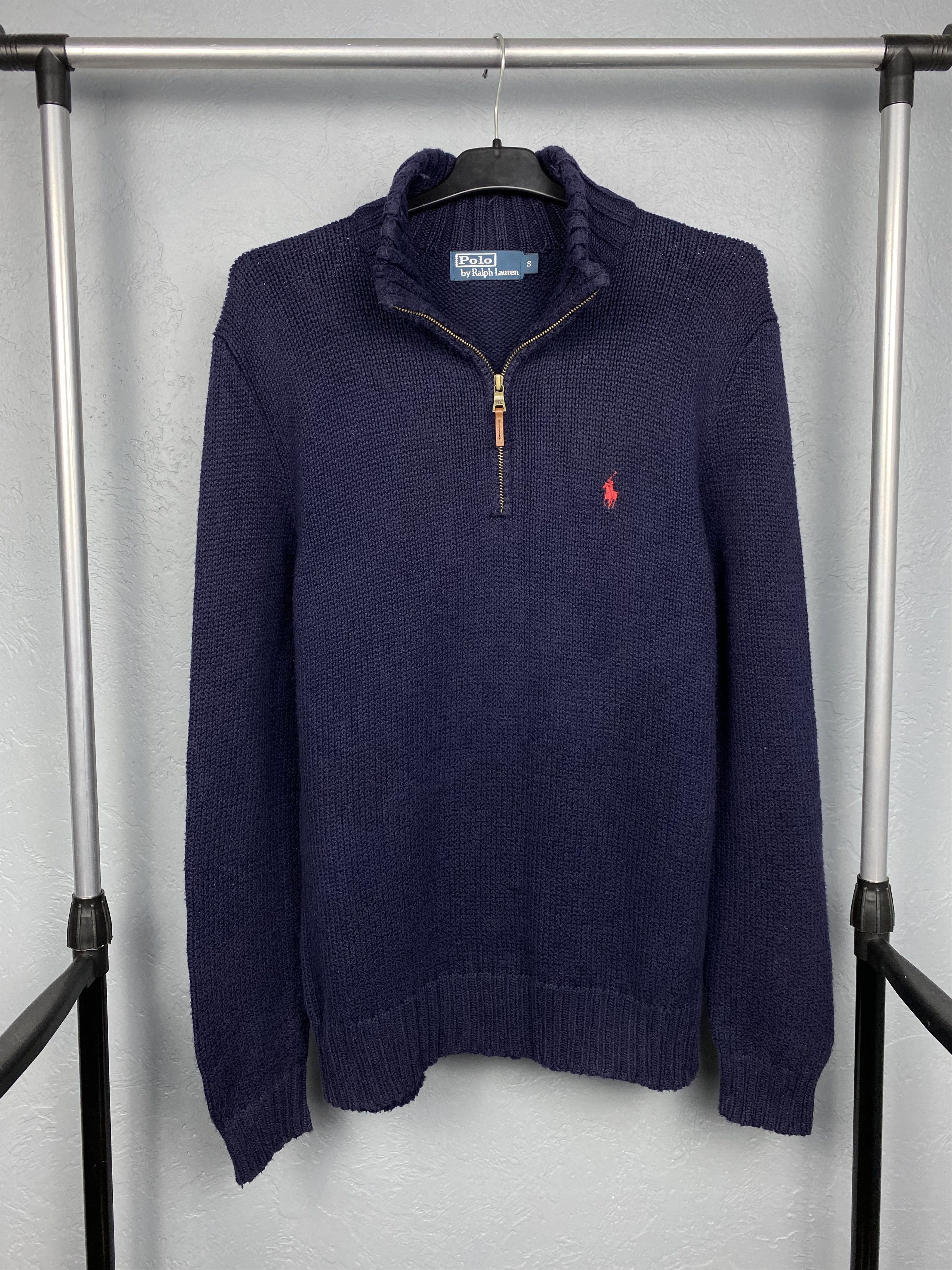 Polo Ralph Lauren Polo Ralph Lauren Vintage Mens 1\4 Zip Sweater Size US S / EU 44-46 / 1 - 1 Thumbnail