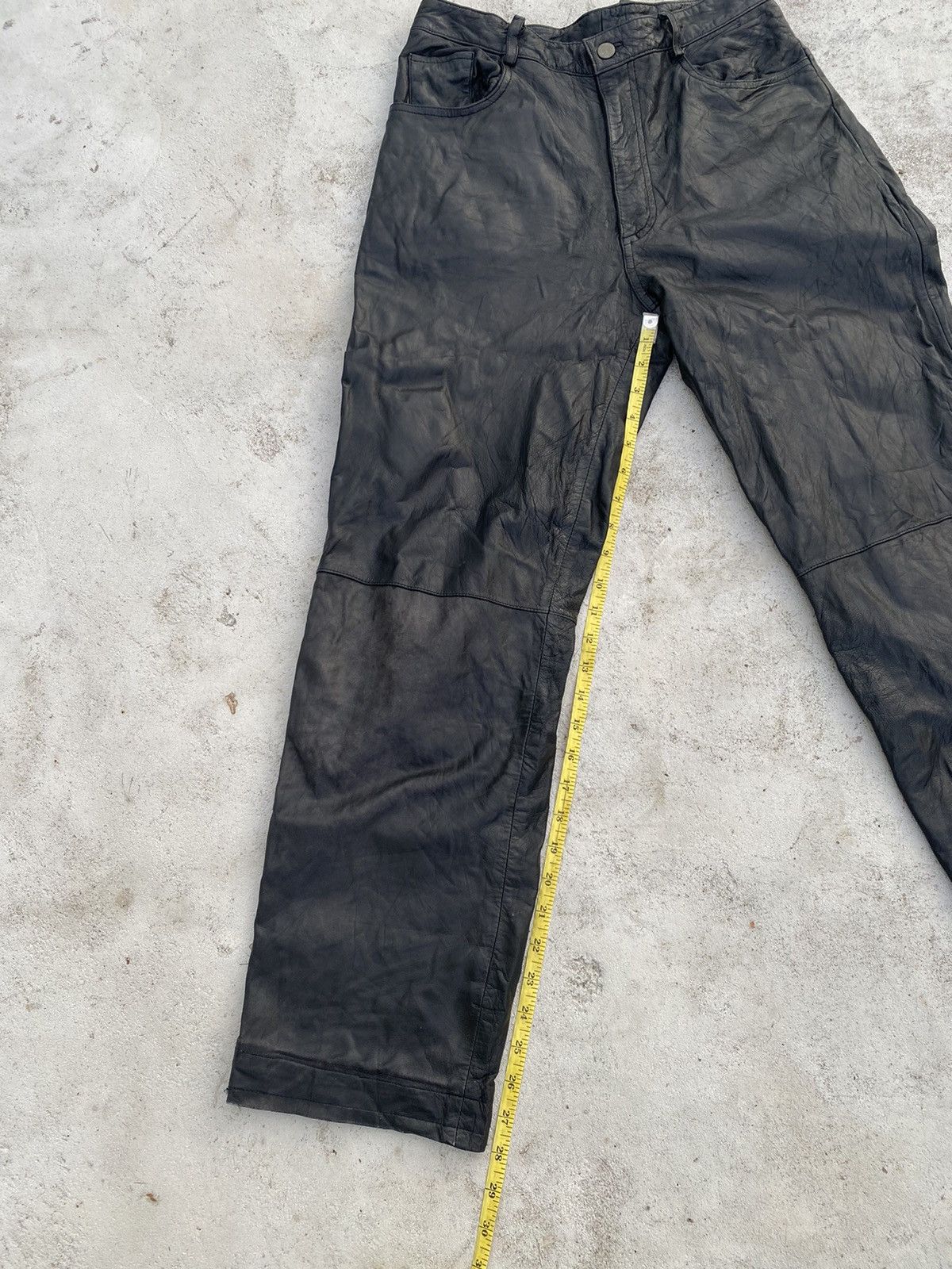 Beauty Beast 💸BINDINGOFFER💸Context-Japanese Brand Leather Pants Size US 27 - 9 Thumbnail