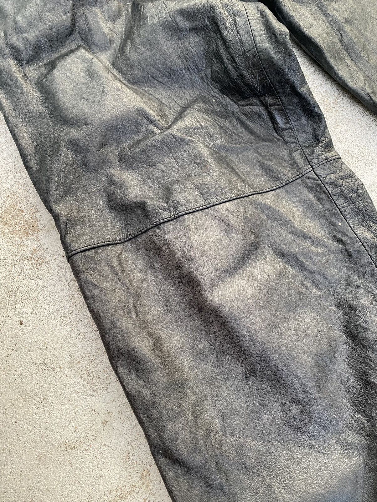 Beauty Beast 💸BINDINGOFFER💸Context-Japanese Brand Leather Pants Size US 27 - 14 Thumbnail
