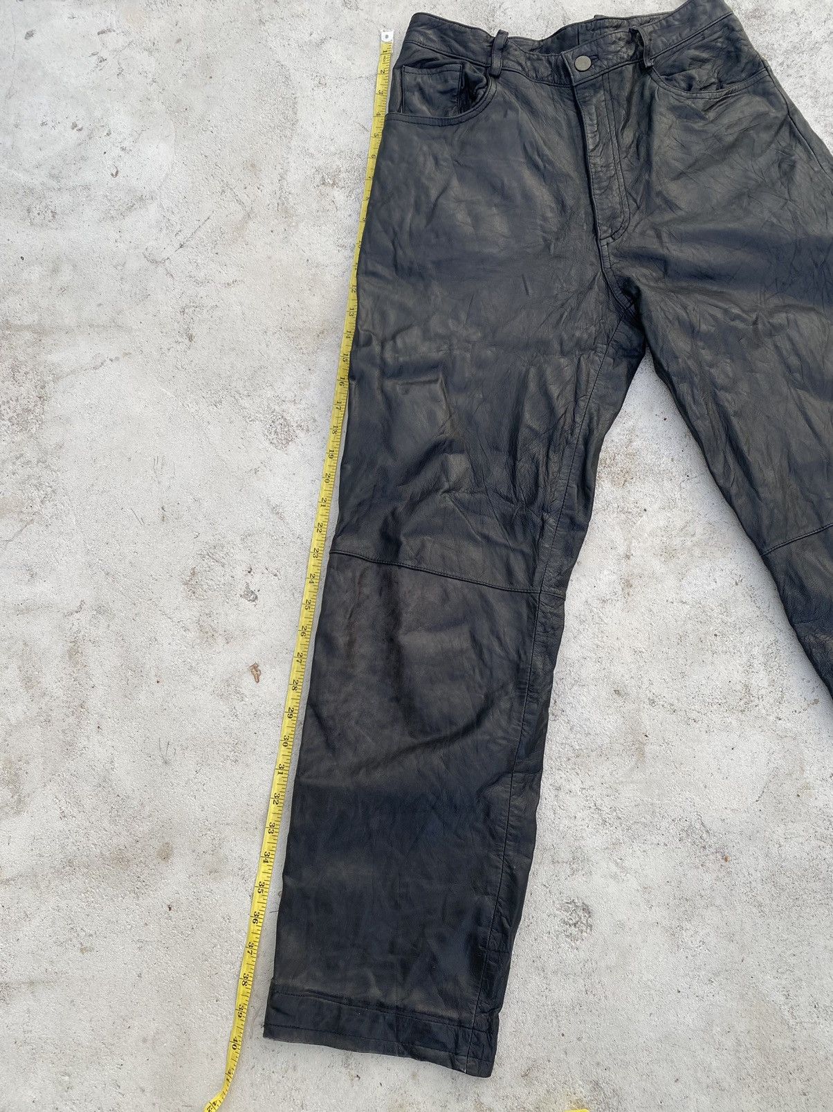 Beauty Beast 💸BINDINGOFFER💸Context-Japanese Brand Leather Pants Size US 27 - 10 Thumbnail