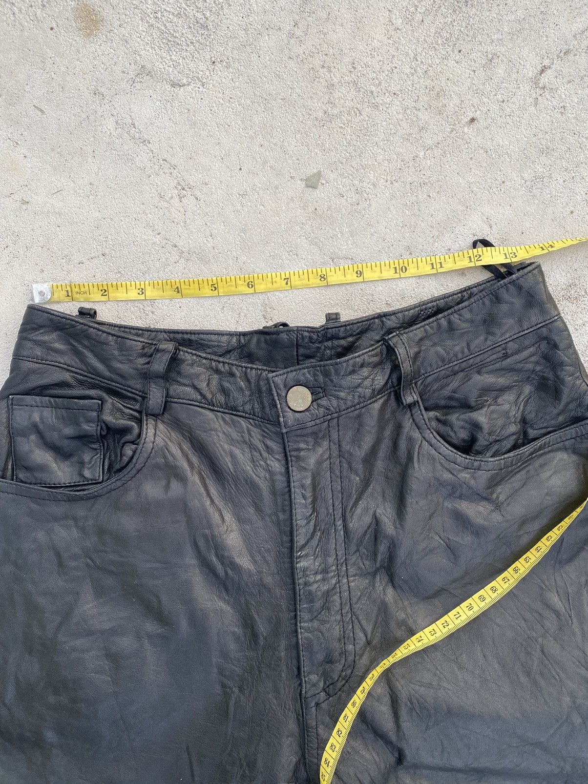 Beauty Beast 💸BINDINGOFFER💸Context-Japanese Brand Leather Pants Size US 27 - 8 Thumbnail